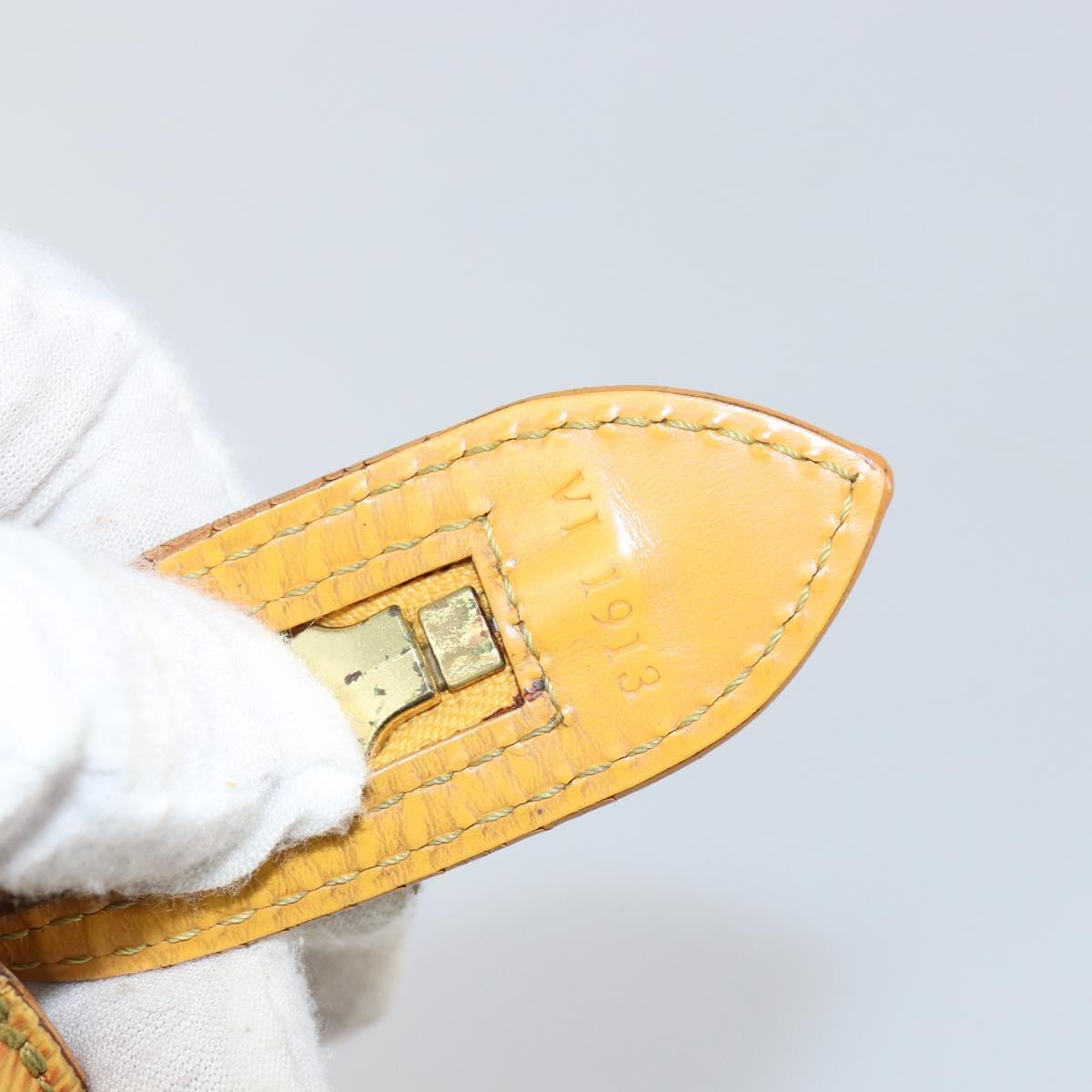 LOUIS VUITTON Epi Saint Jacques Hand Bag Yellow M52279 LV Auth 146328
