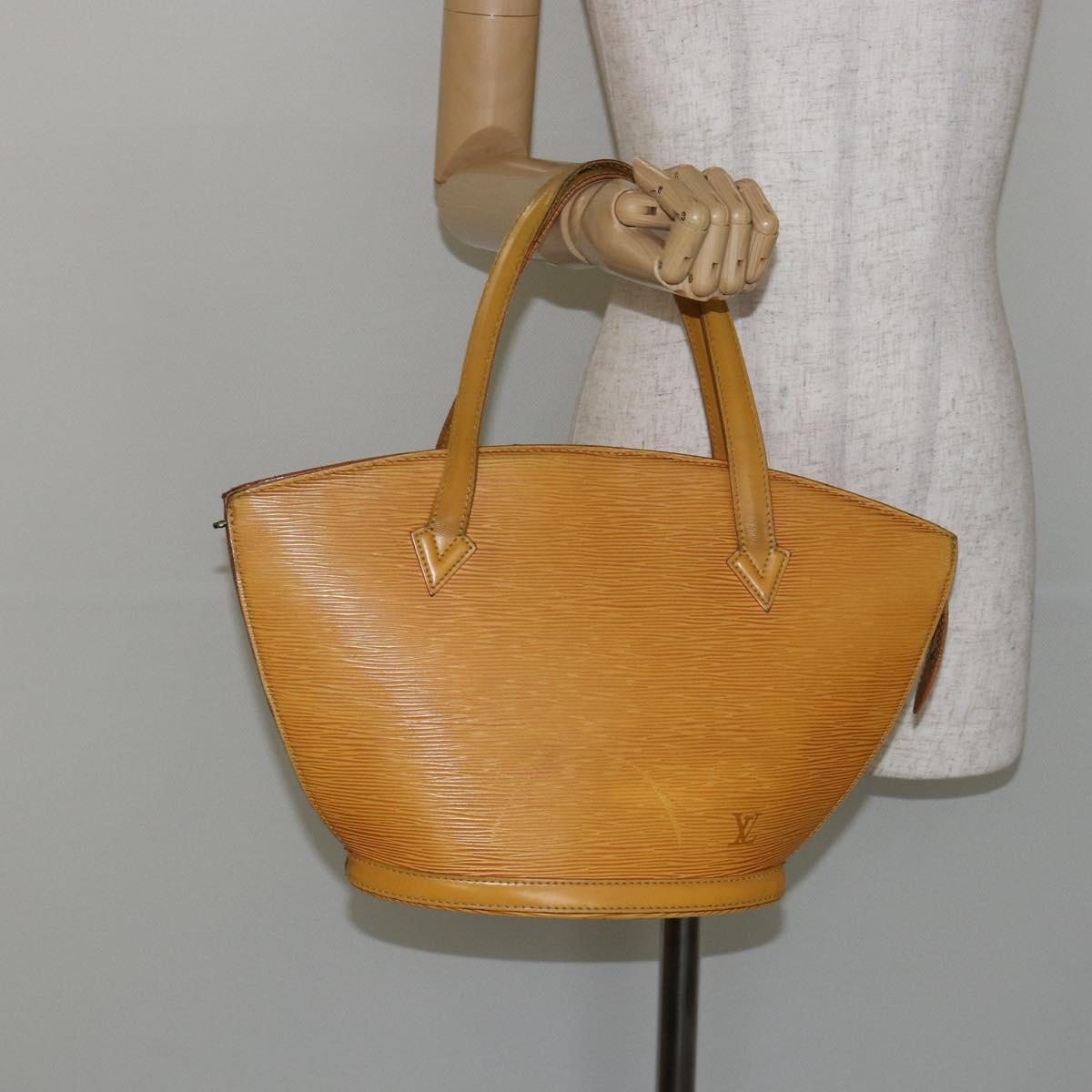 LOUIS VUITTON Epi Saint Jacques Hand Bag Yellow M52279 LV Auth 146328