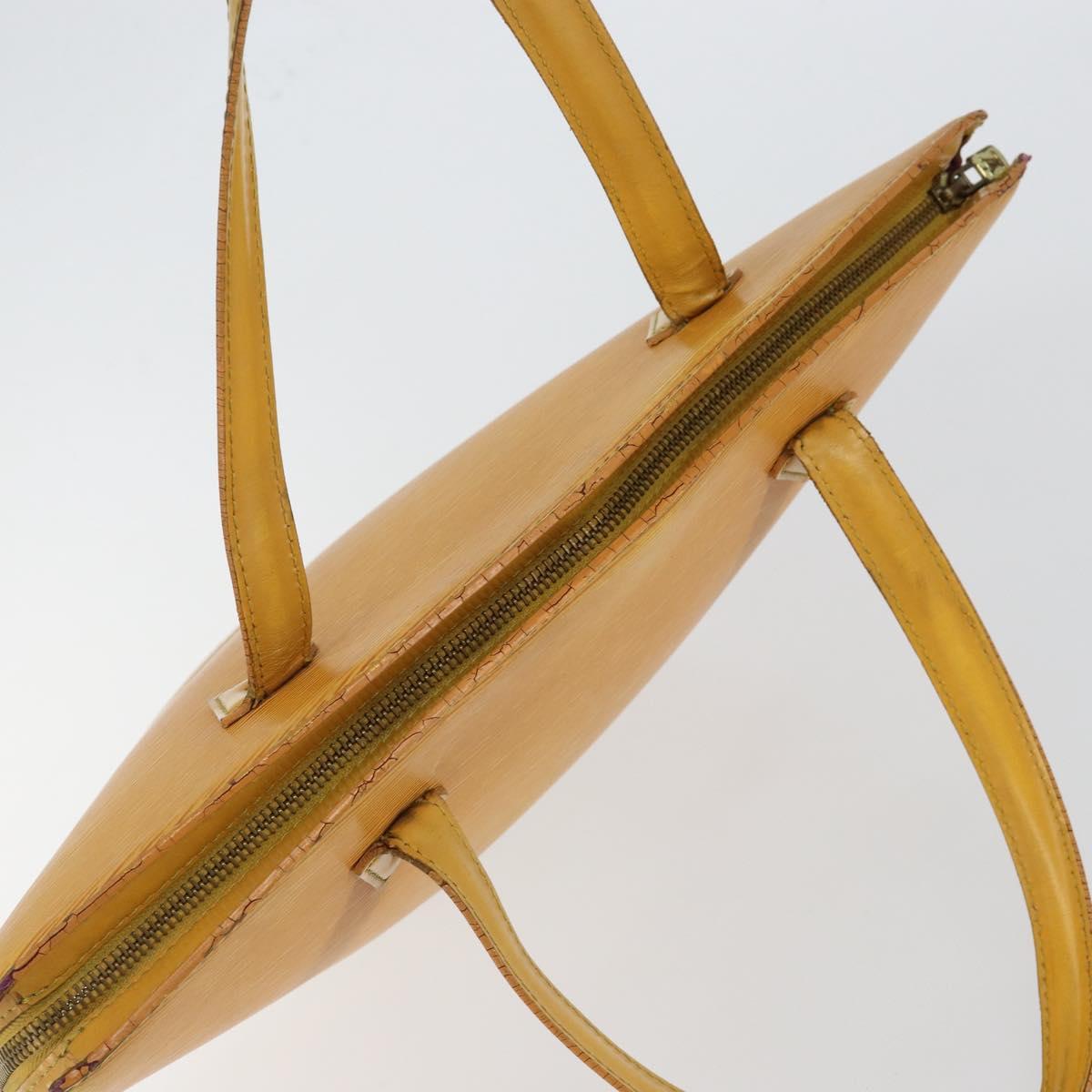 LOUIS VUITTON Epi Saint Jacques Hand Bag Yellow M52279 LV Auth 146328