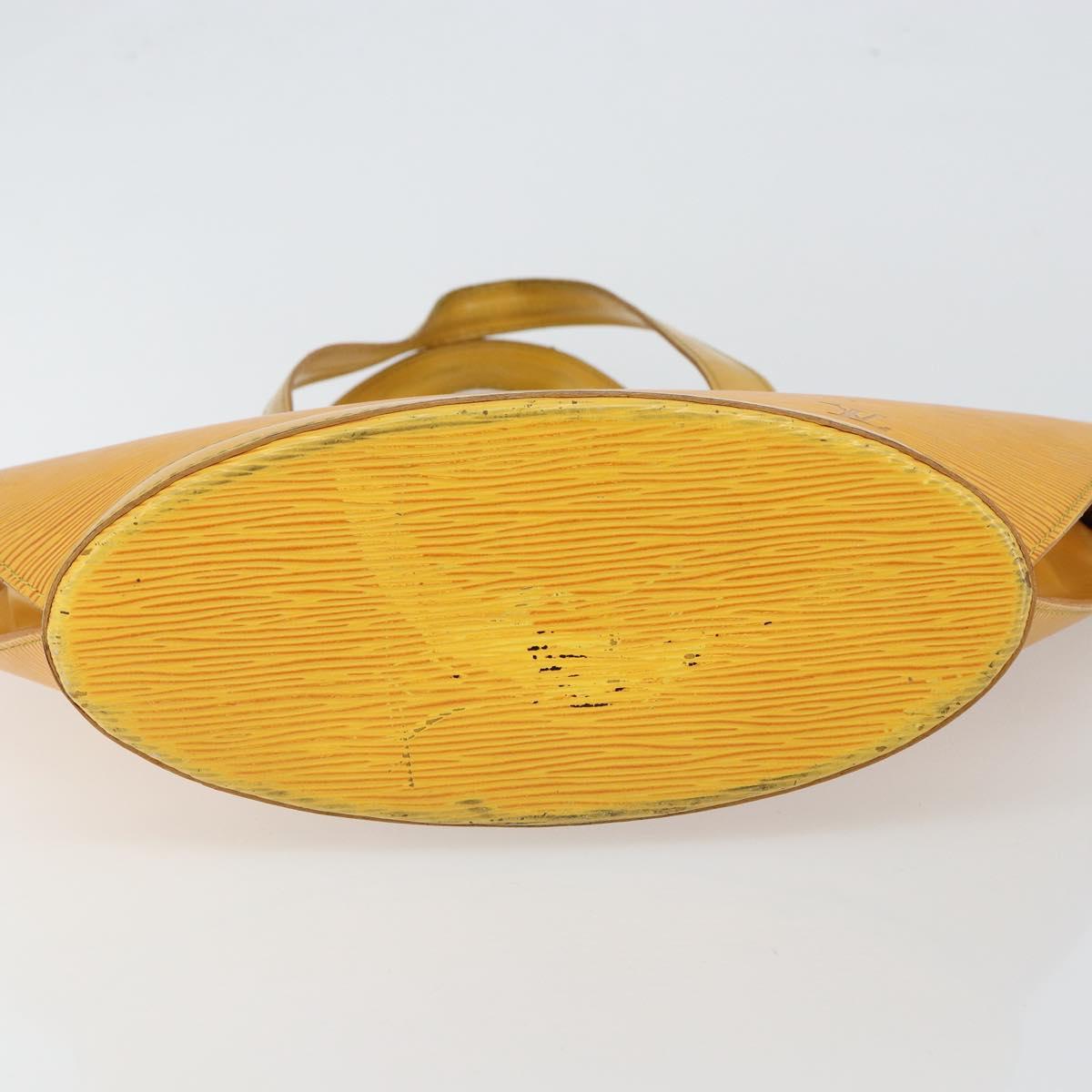 LOUIS VUITTON Epi Saint Jacques Hand Bag Yellow M52279 LV Auth 146328
