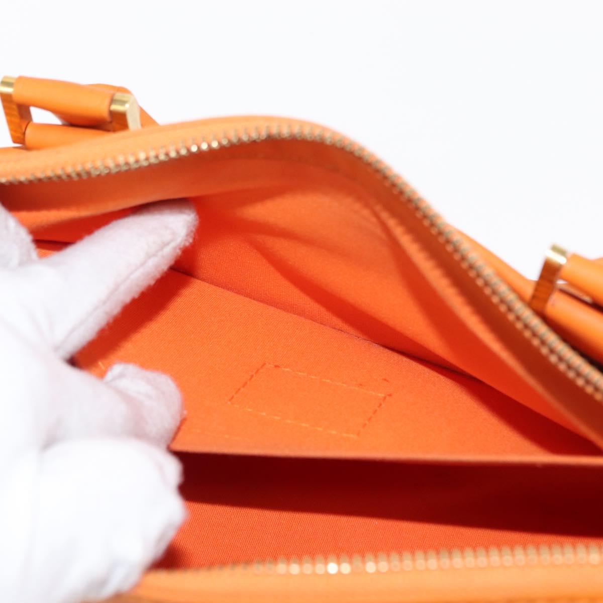 LOUIS VUITTON Epi Danura PM Bag 2Way Orange Mandarin M5891H LV Auth 146329