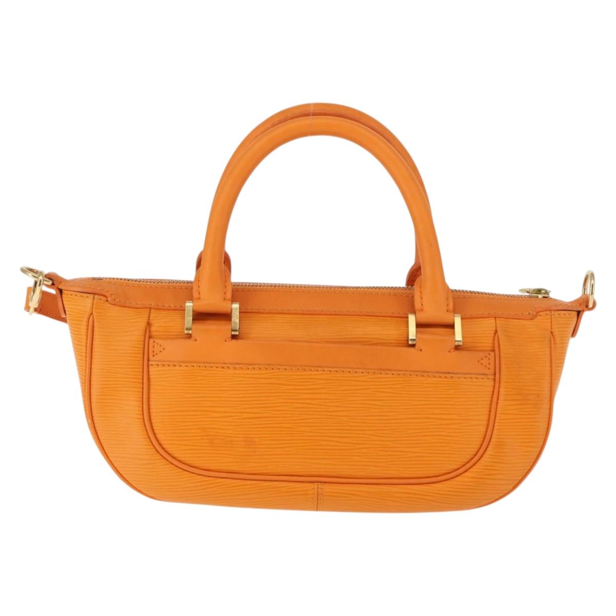 LOUIS VUITTON Epi Danura PM Bag 2Way Orange Mandarin M5891H LV Auth 146329