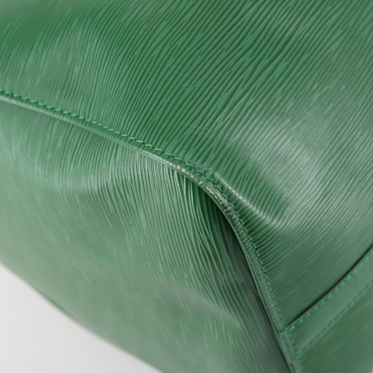 LOUIS VUITTON Epi Keepall 50 Boston Bag Green M42964 LV Auth 146331