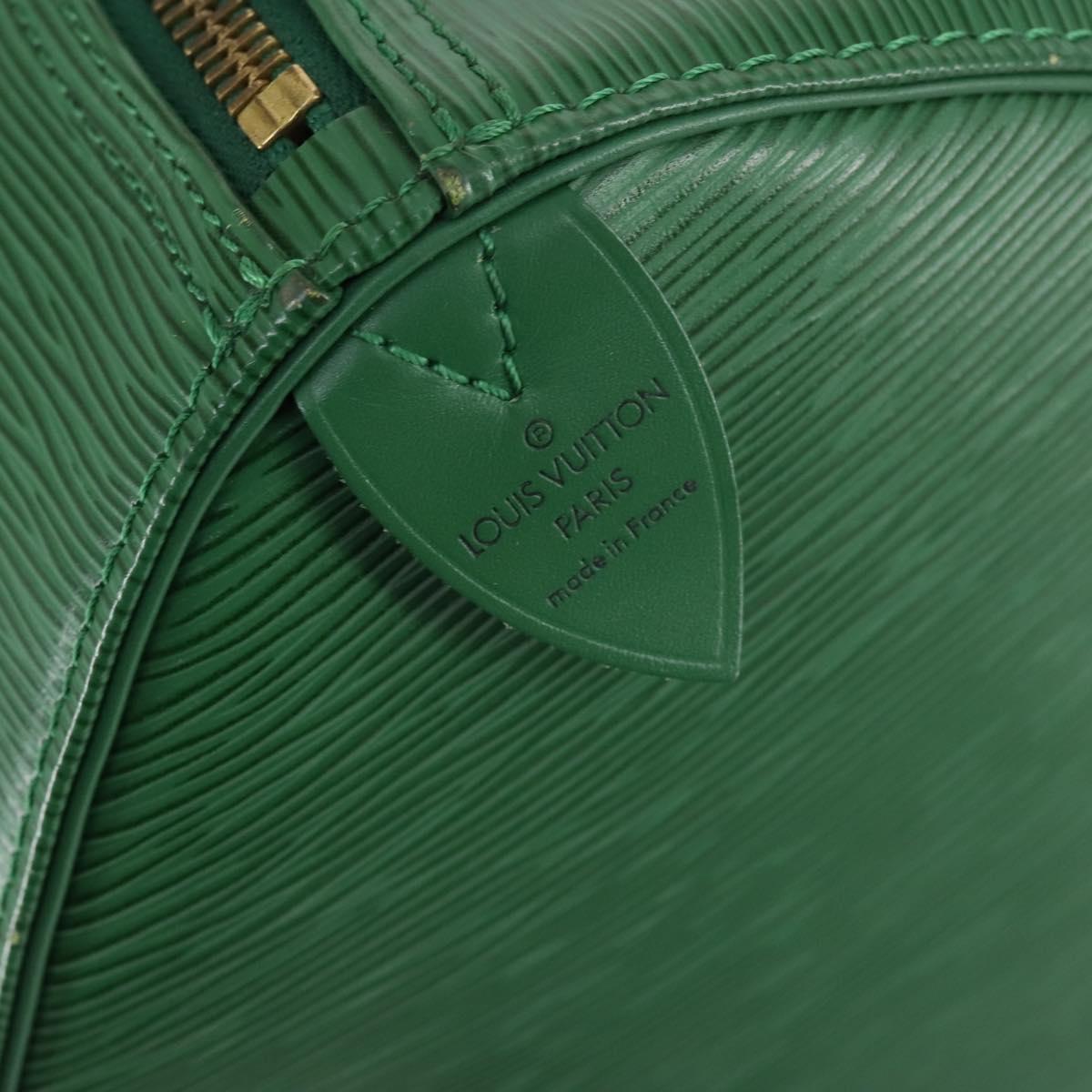 LOUIS VUITTON Epi Keepall 50 Boston Bag Green M42964 LV Auth 146331