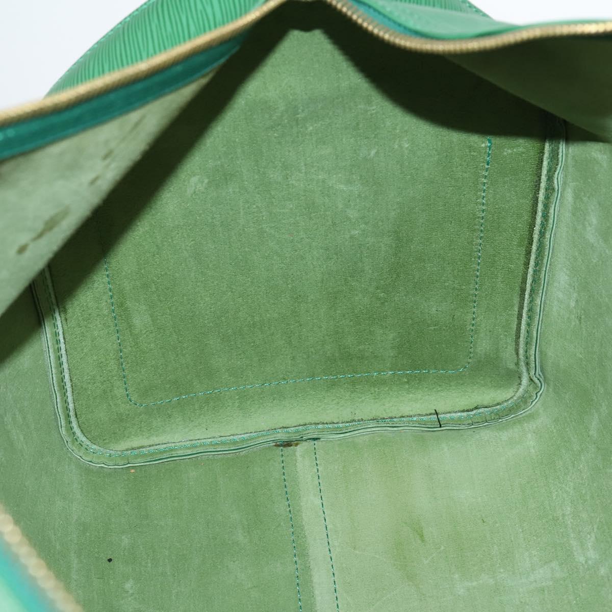 LOUIS VUITTON Epi Keepall 50 Boston Bag Green M42964 LV Auth 146331
