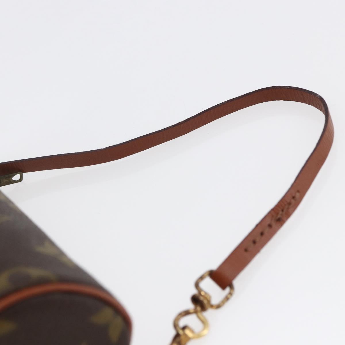 LOUIS VUITTON Monogram Papillon Pouch LV Auth 146356