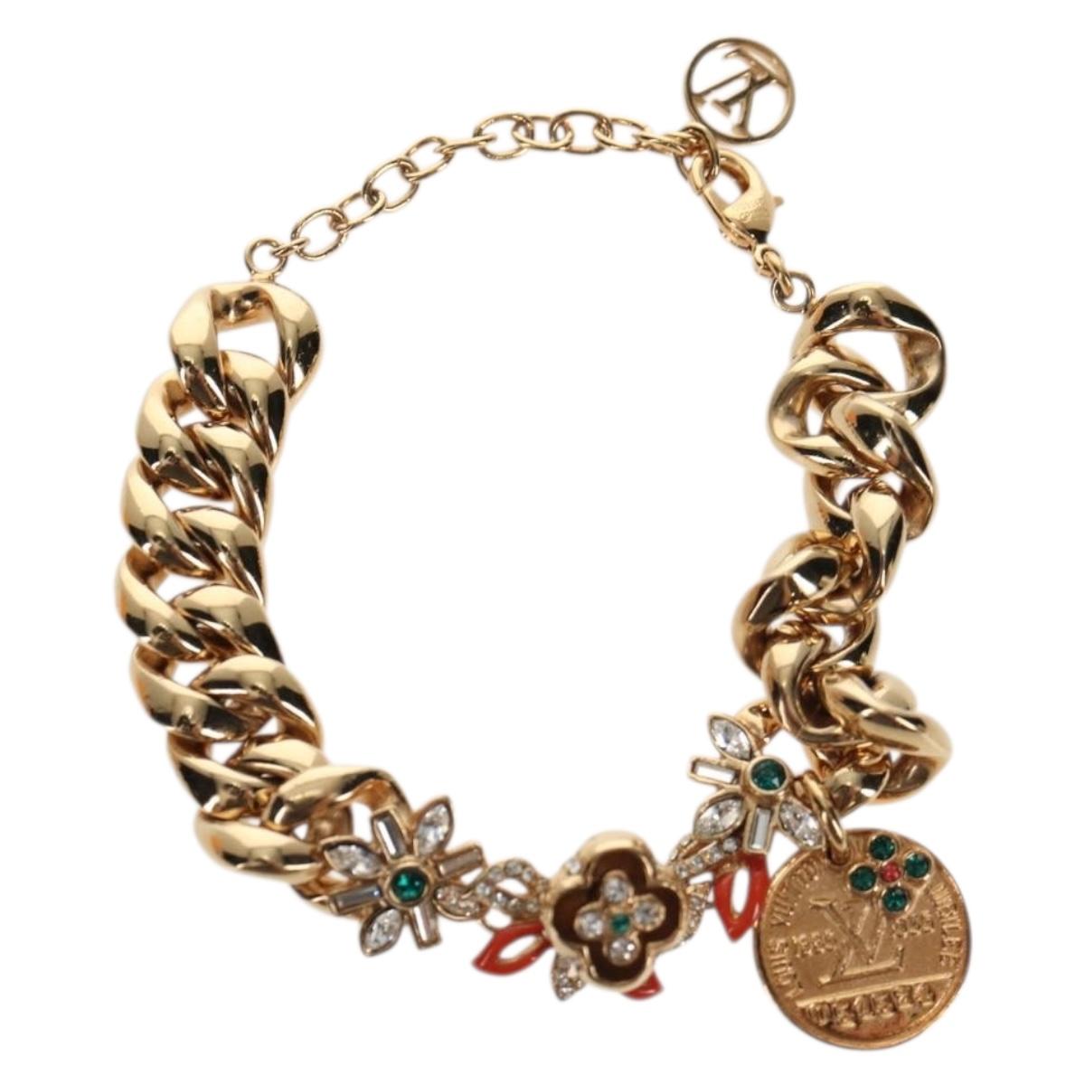 LOUIS VUITTON Brasserie Gourmet Miss Windsor Metal Gold M65148 Auth 146357SAM
