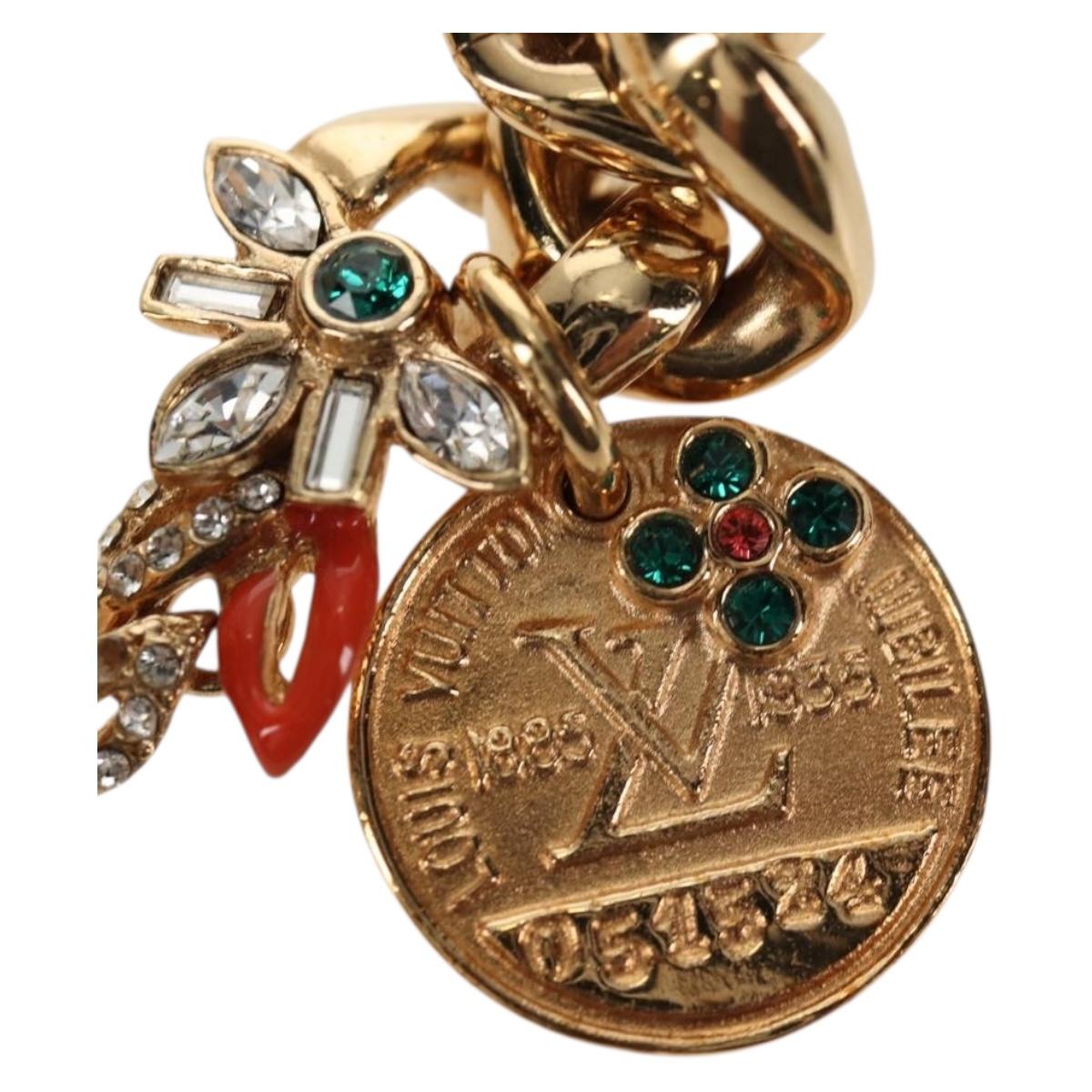 LOUIS VUITTON Brasserie Gourmet Miss Windsor Metal Gold M65148 Auth 146357M