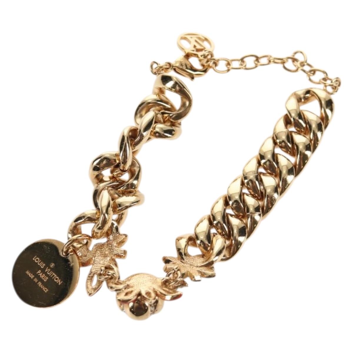 LOUIS VUITTON Brasserie Gourmet Miss Windsor Metal Gold M65148 Auth 146357SAM