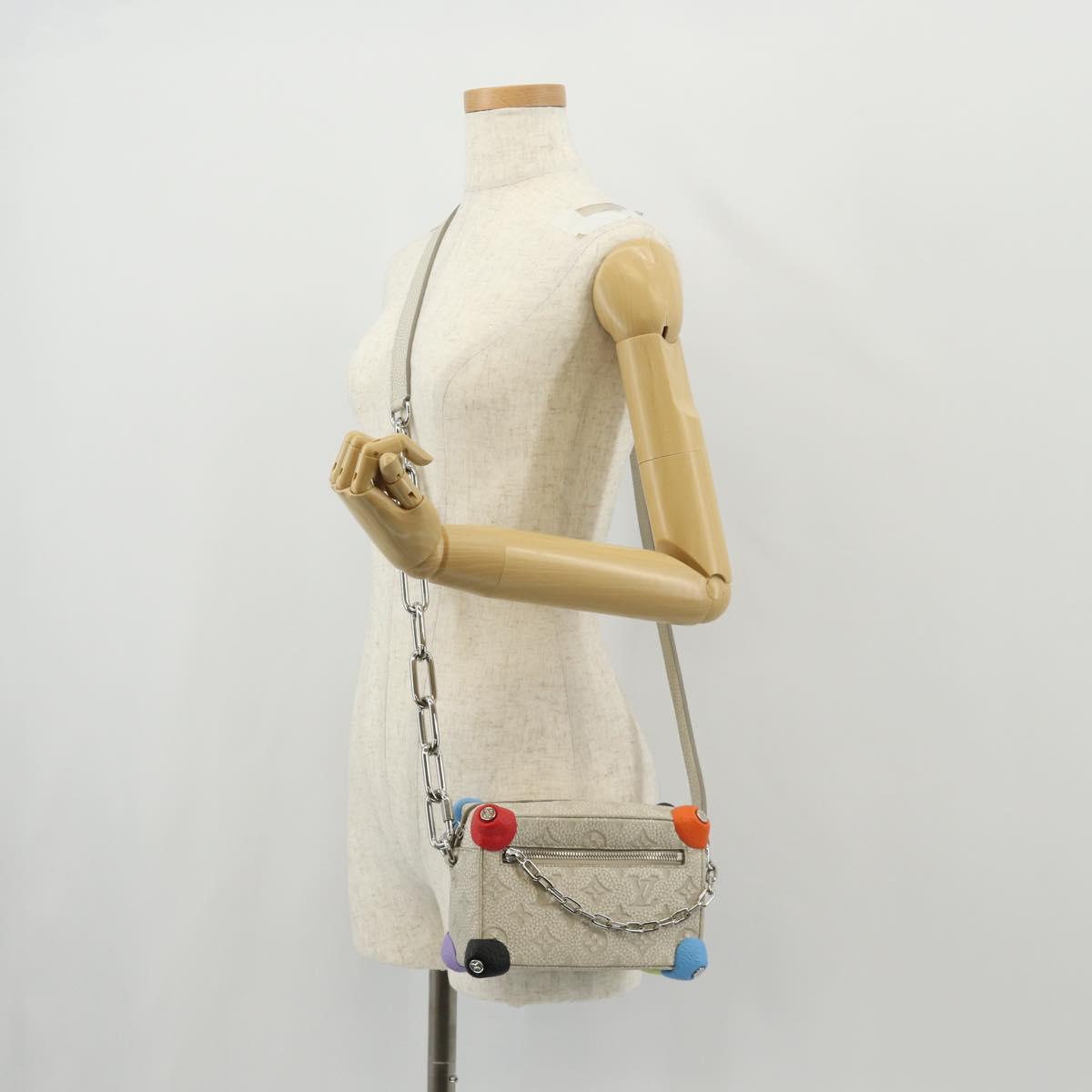 LOUIS VUITTON Taurillon Monogram Climbing Soft Trunk Bag M81606 LV Auth 146364SM