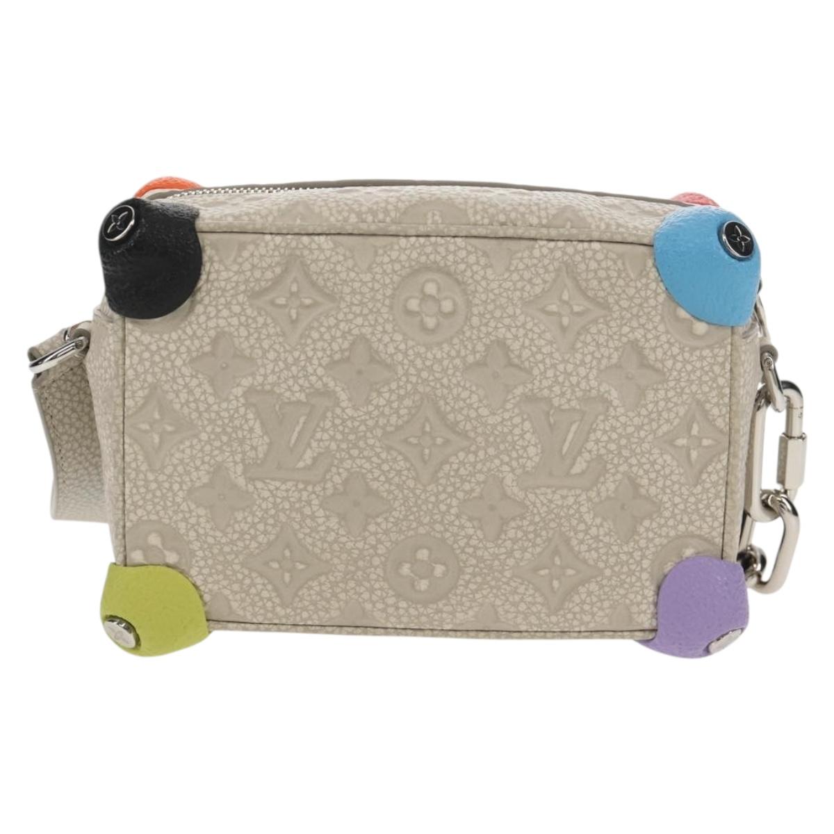 LOUIS VUITTON Taurillon Monogram Climbing Soft Trunk Bag M81606 LV Auth 146364SM