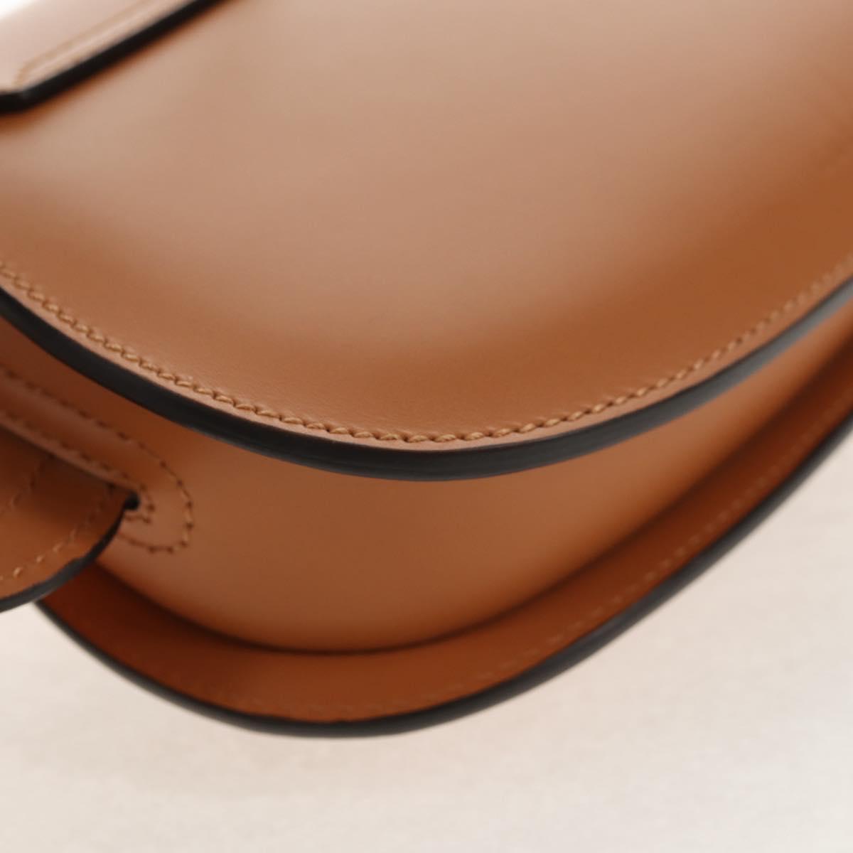 GUCCI Children's Koala Hand Bag Leather Brown Silver 605824 Auth 146368V