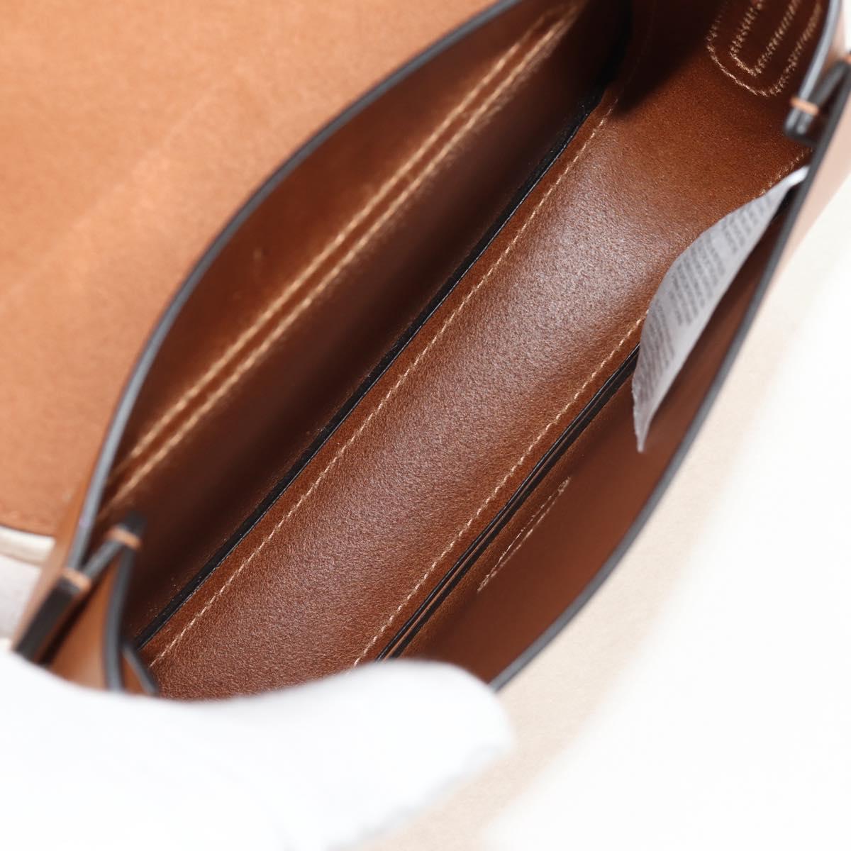 GUCCI Children's Koala Hand Bag Leather Brown Silver 605824 Auth 146368V