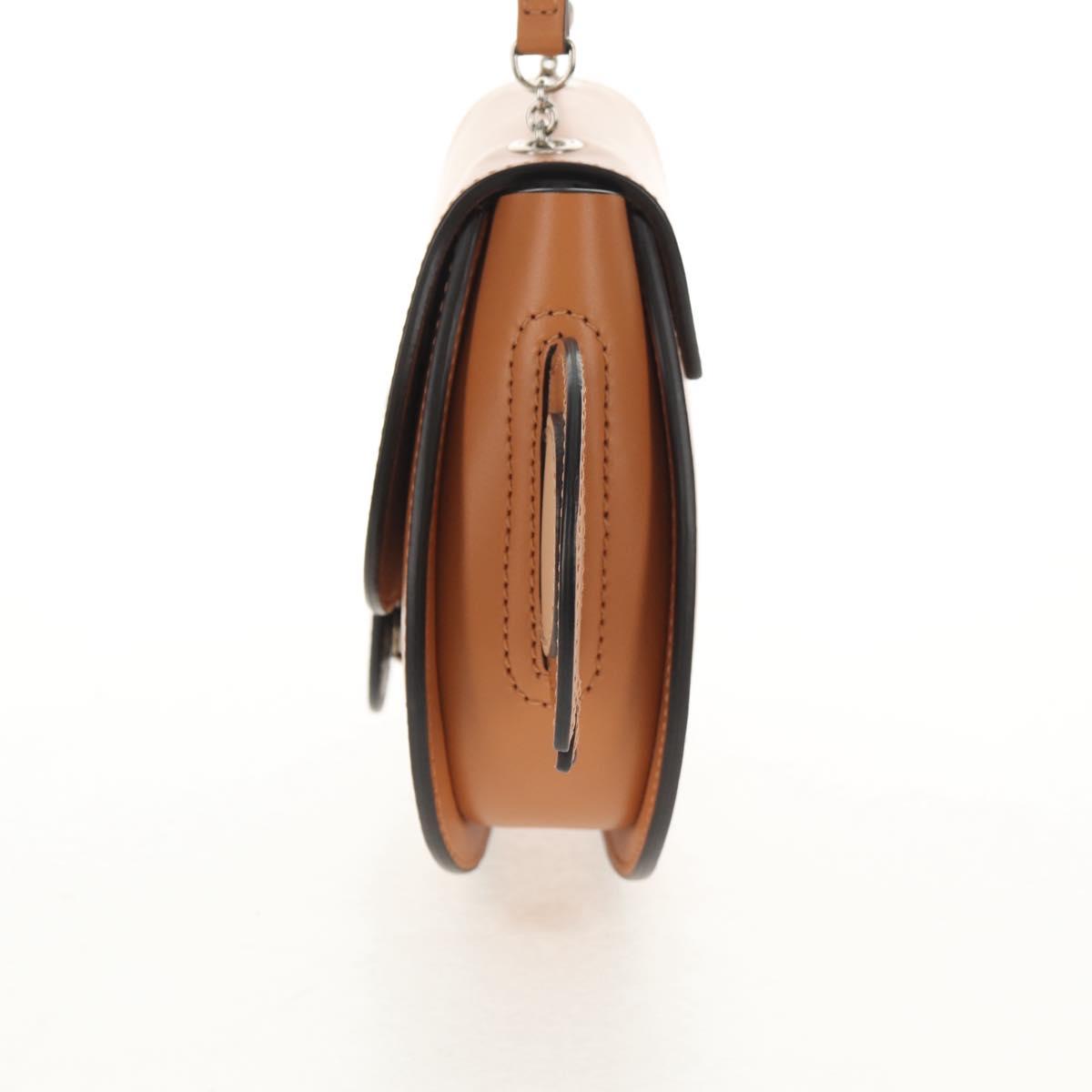 GUCCI Children's Koala Hand Bag Leather Brown Silver 605824 Auth 146368V