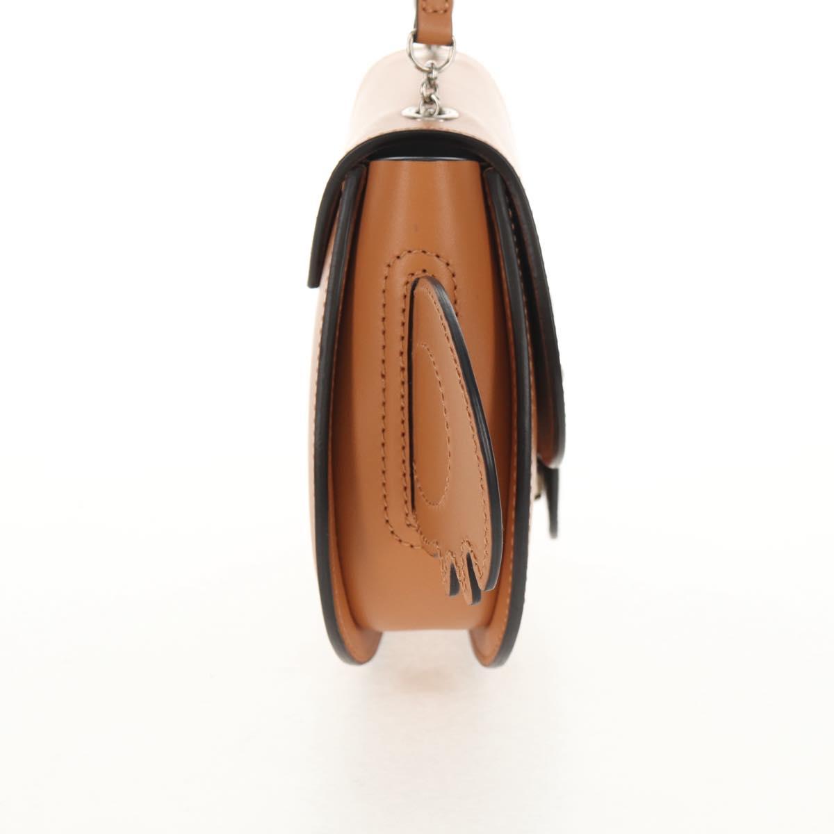 GUCCI Children's Koala Hand Bag Leather Brown Silver 605824 Auth 146368V