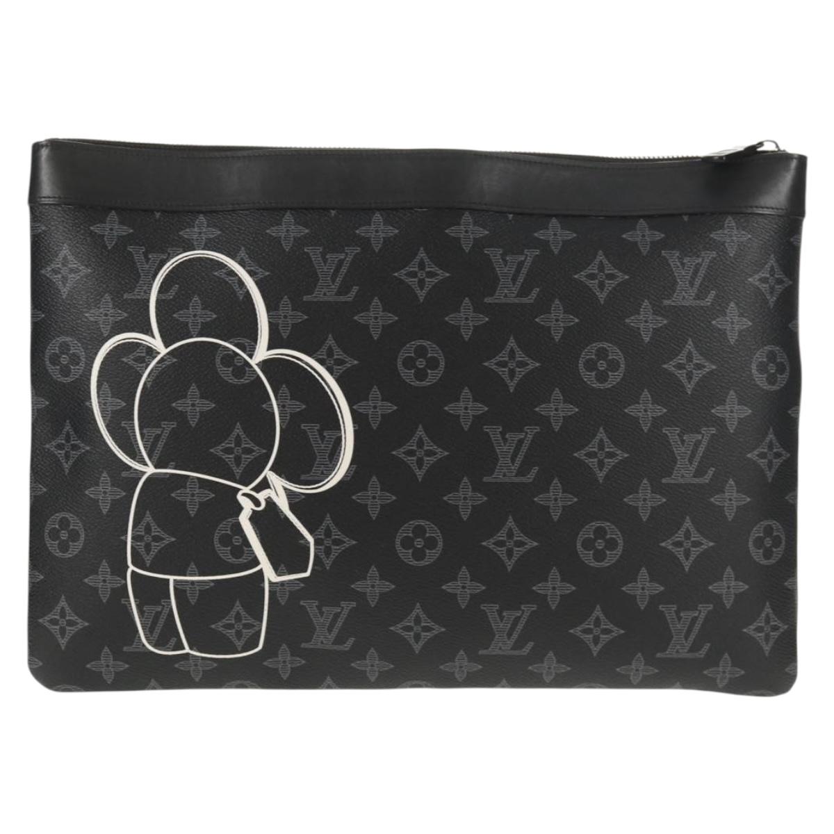 LOUIS VUITTON Eclipse Vivienne Pochette Apollo Limited Item M62904 Auth 146369M