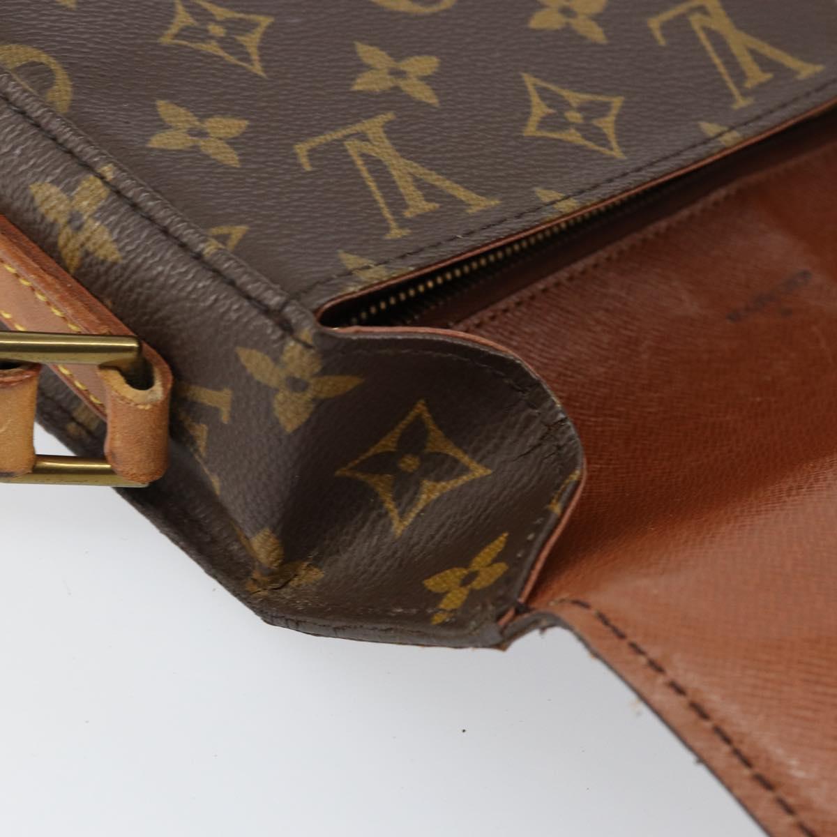 LOUIS VUITTON Monogram Saint Cloud GM Shoulder Bag M51242 LV Auth 146401