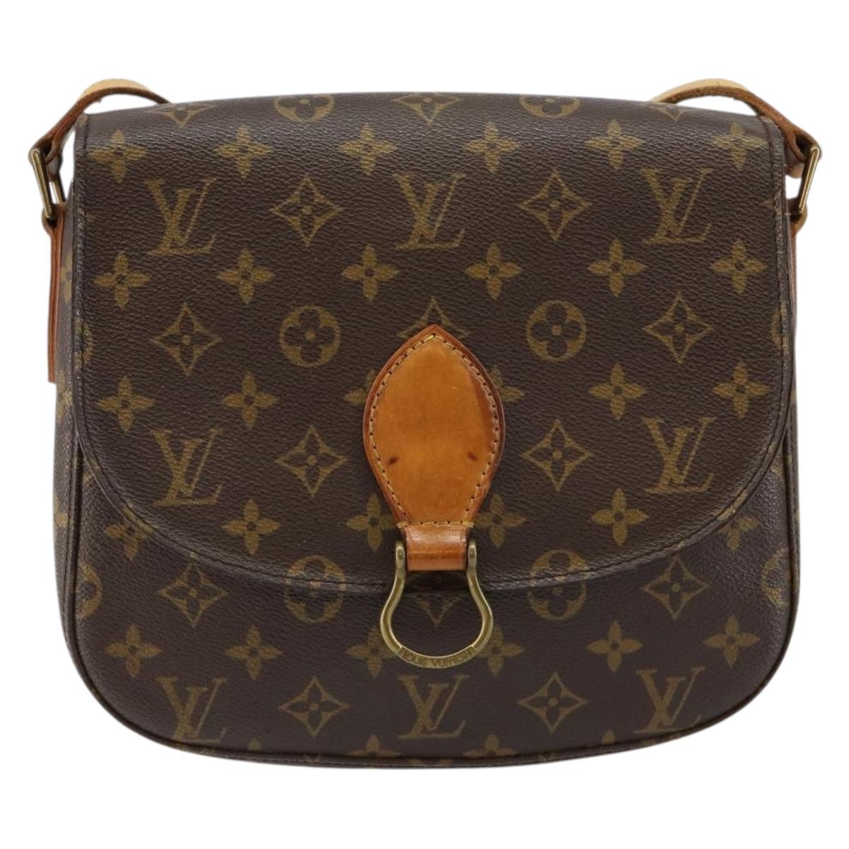 LOUIS VUITTON Monogram Saint Cloud GM Shoulder Bag M51242 LV Auth 146401