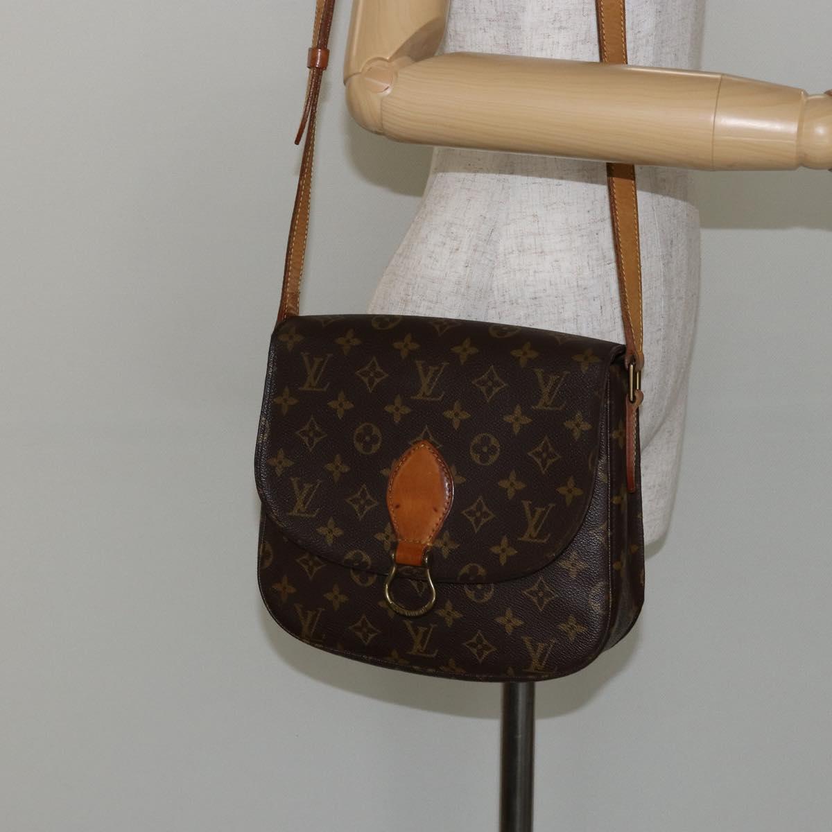 LOUIS VUITTON Monogram Saint Cloud GM Shoulder Bag M51242 LV Auth 146401