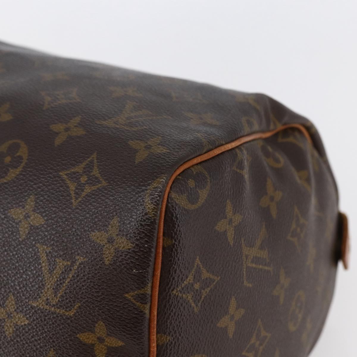 LOUIS VUITTON Monogram Speedy 30 Hand Bag M41526 LV Auth 146407