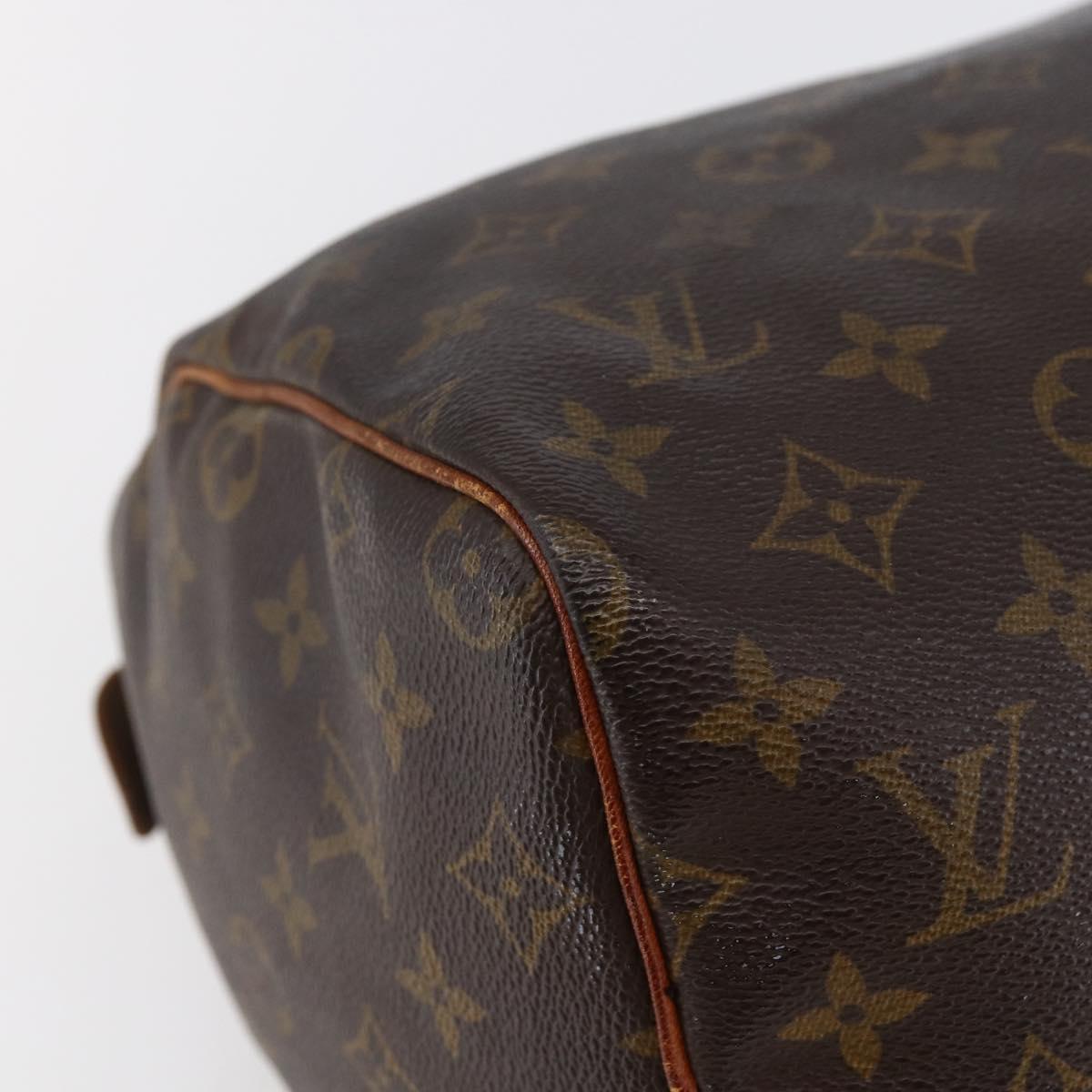 LOUIS VUITTON Monogram Speedy 30 Hand Bag M41526 LV Auth 146407