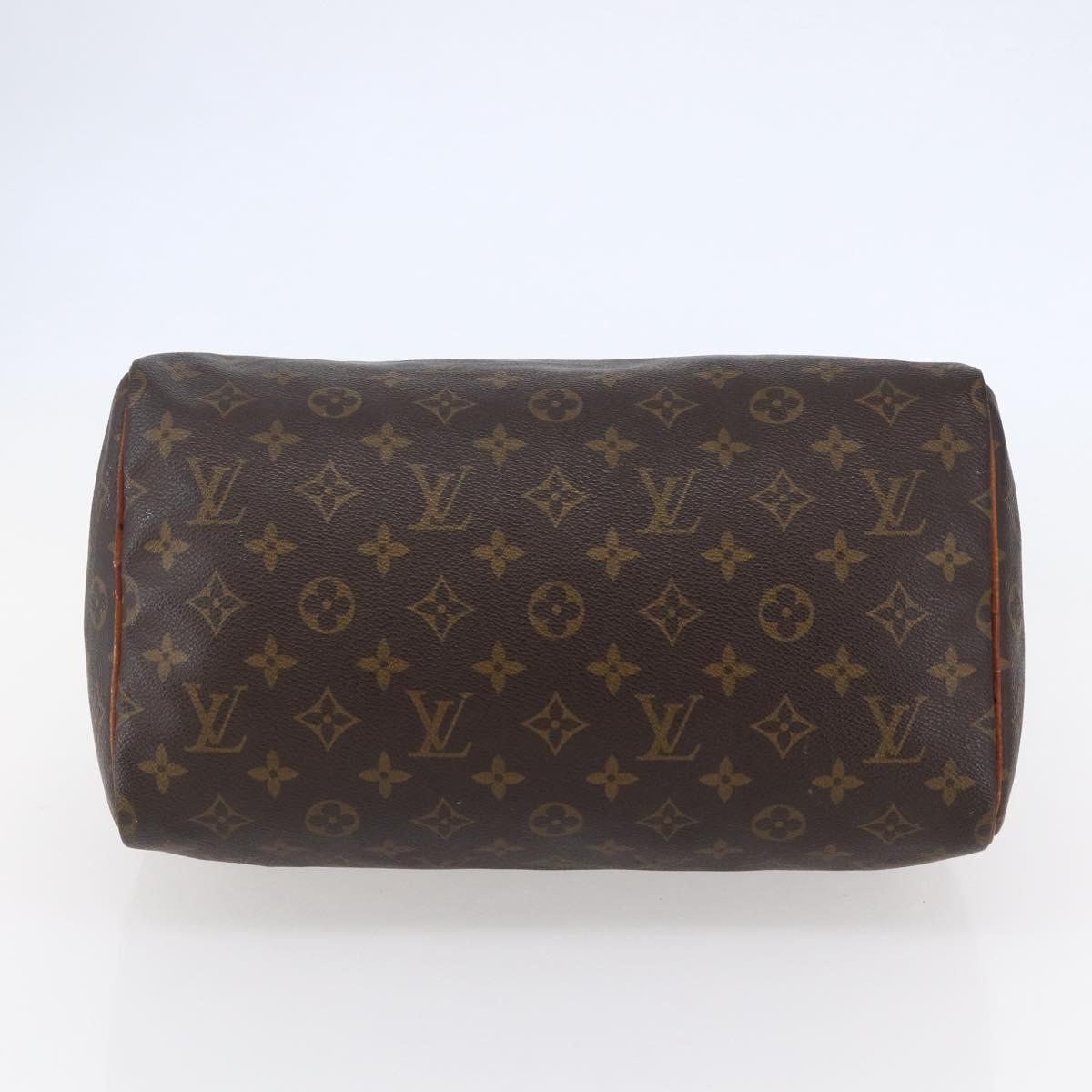 LOUIS VUITTON Monogram Speedy 30 Hand Bag M41526 LV Auth 146407
