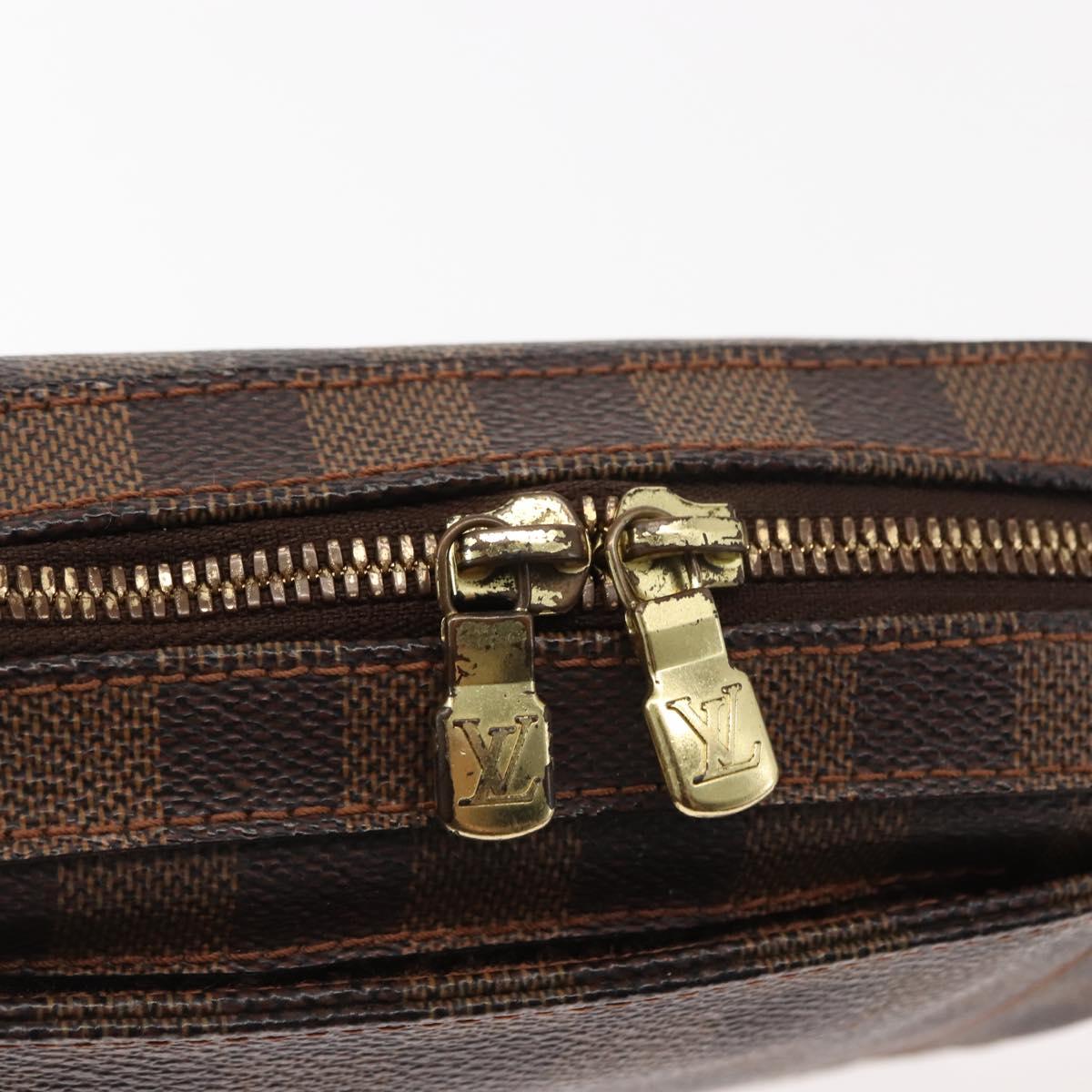 LOUIS VUITTON Damier Ebene Geronimos Shoulder Bag N51994 LV Auth 146410