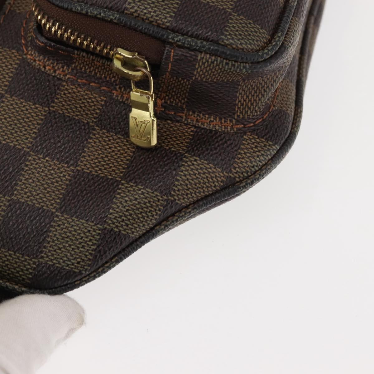 LOUIS VUITTON Damier Ebene Bum Bag Melville Waist bag N51172 LV Auth 146411