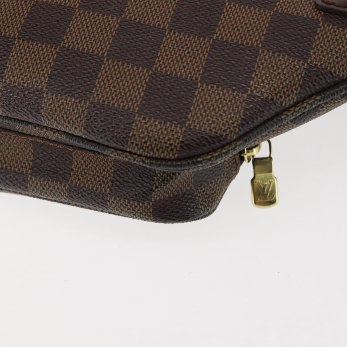LOUIS VUITTON Damier Ebene Bum Bag Melville Waist bag N51172 LV Auth 146411
