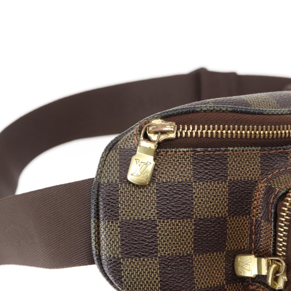 LOUIS VUITTON Damier Ebene Bum Bag Melville Waist bag N51172 LV Auth 146411