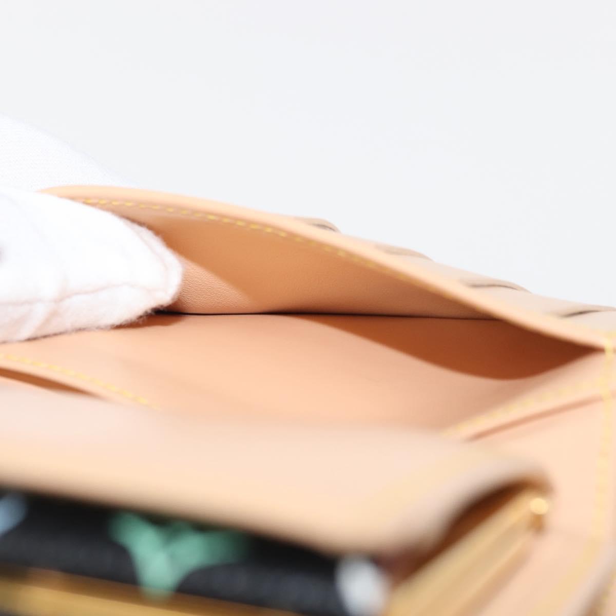 LOUIS VUITTON Multicolor Portefeuille Viennois Wallet Black M92988 Auth 146412