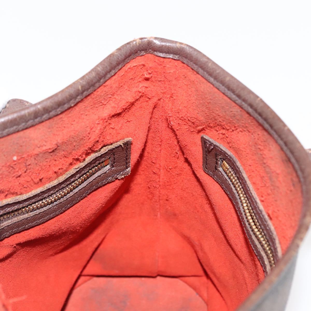 LOUIS VUITTON Damier Ebene Marais Shoulder Bag N42240 LV Auth 146455