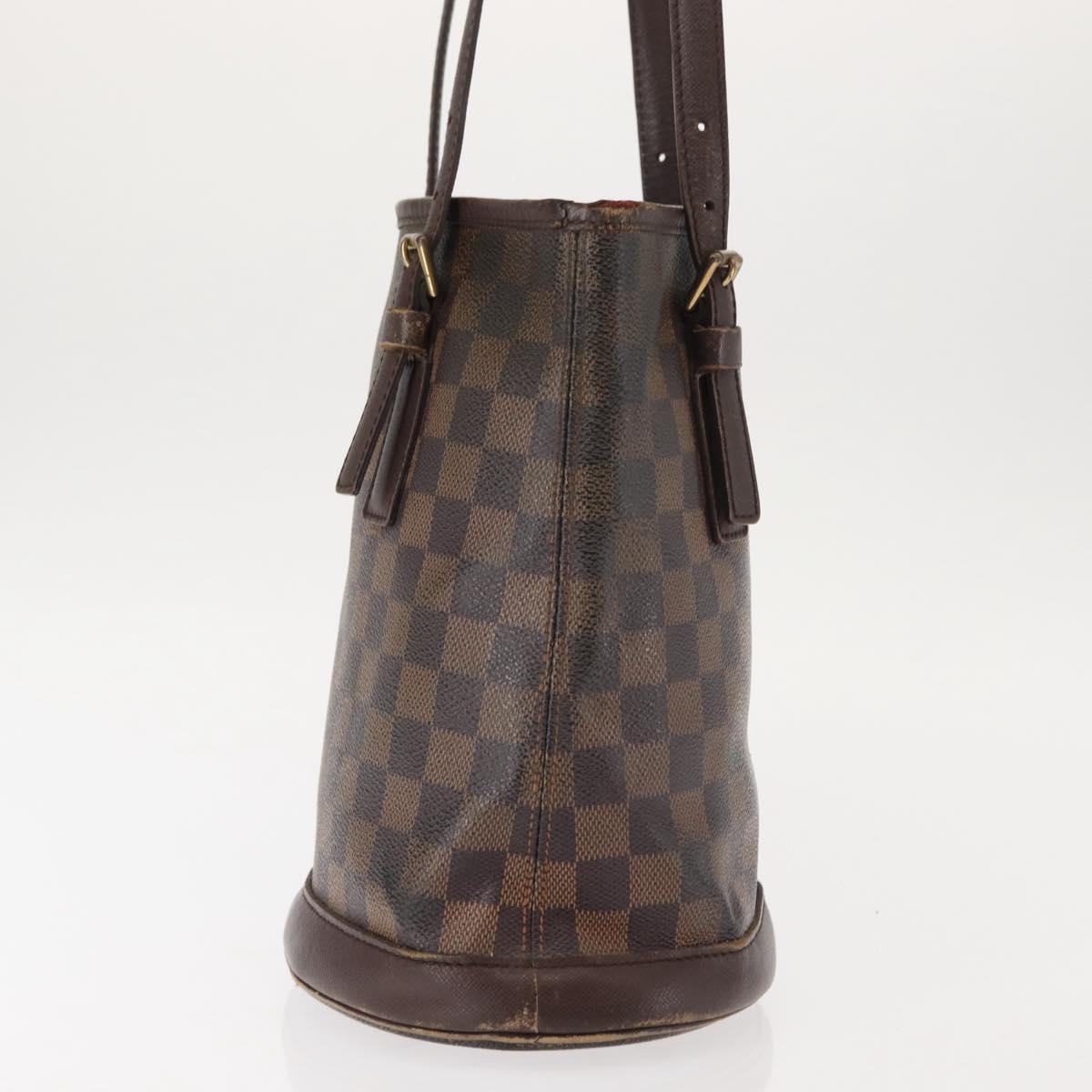 LOUIS VUITTON Damier Ebene Marais Shoulder Bag N42240 LV Auth 146455