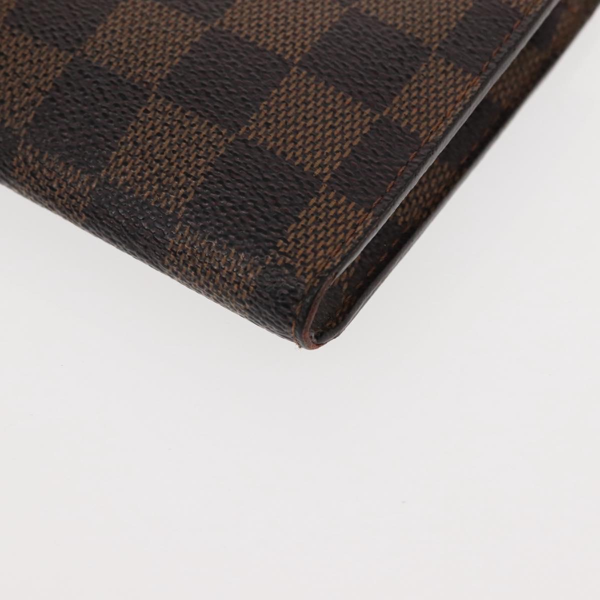 LOUIS VUITTON Damier Ebene Marais Pouch Pouch LV Auth 146456