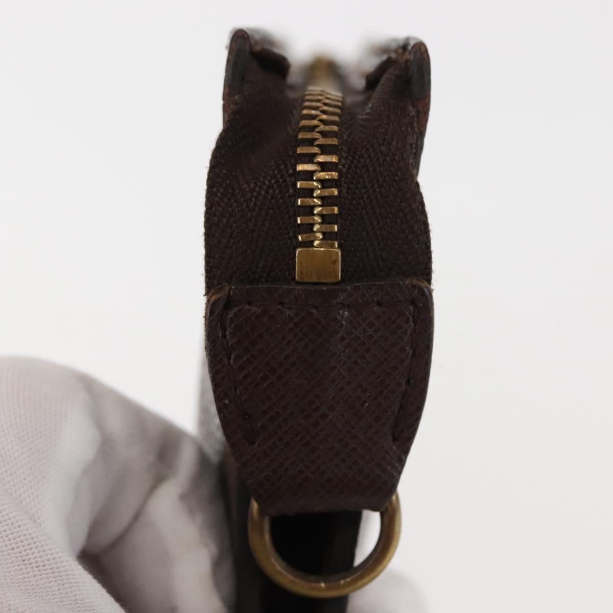 LOUIS VUITTON Damier Ebene Marais Pouch Pouch LV Auth 146456