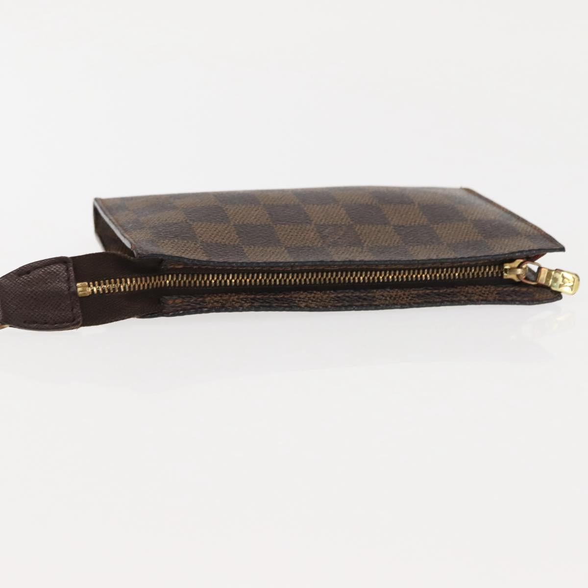 LOUIS VUITTON Damier Ebene Marais Pouch Pouch LV Auth 146456