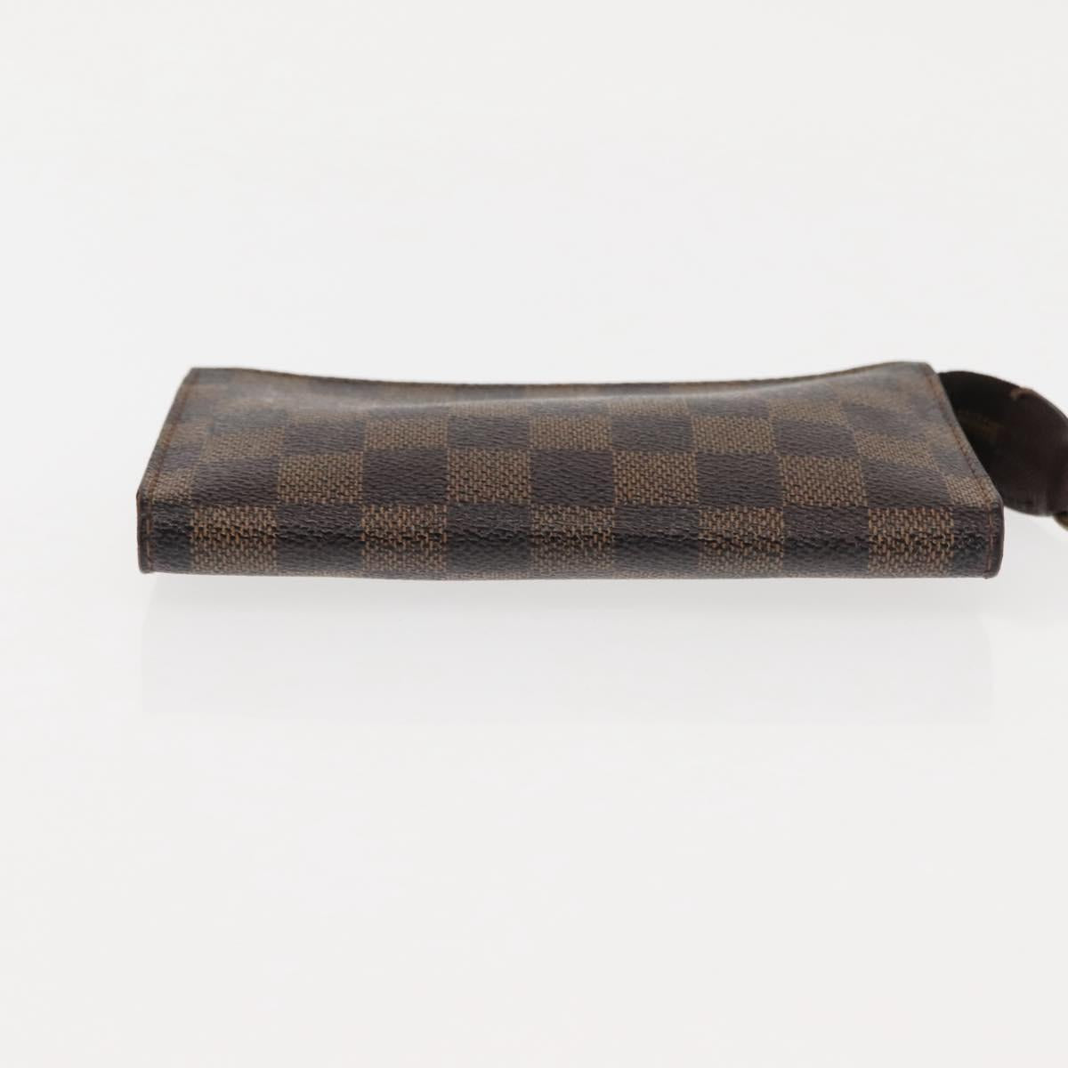 LOUIS VUITTON Damier Ebene Marais Pouch Pouch LV Auth 146456