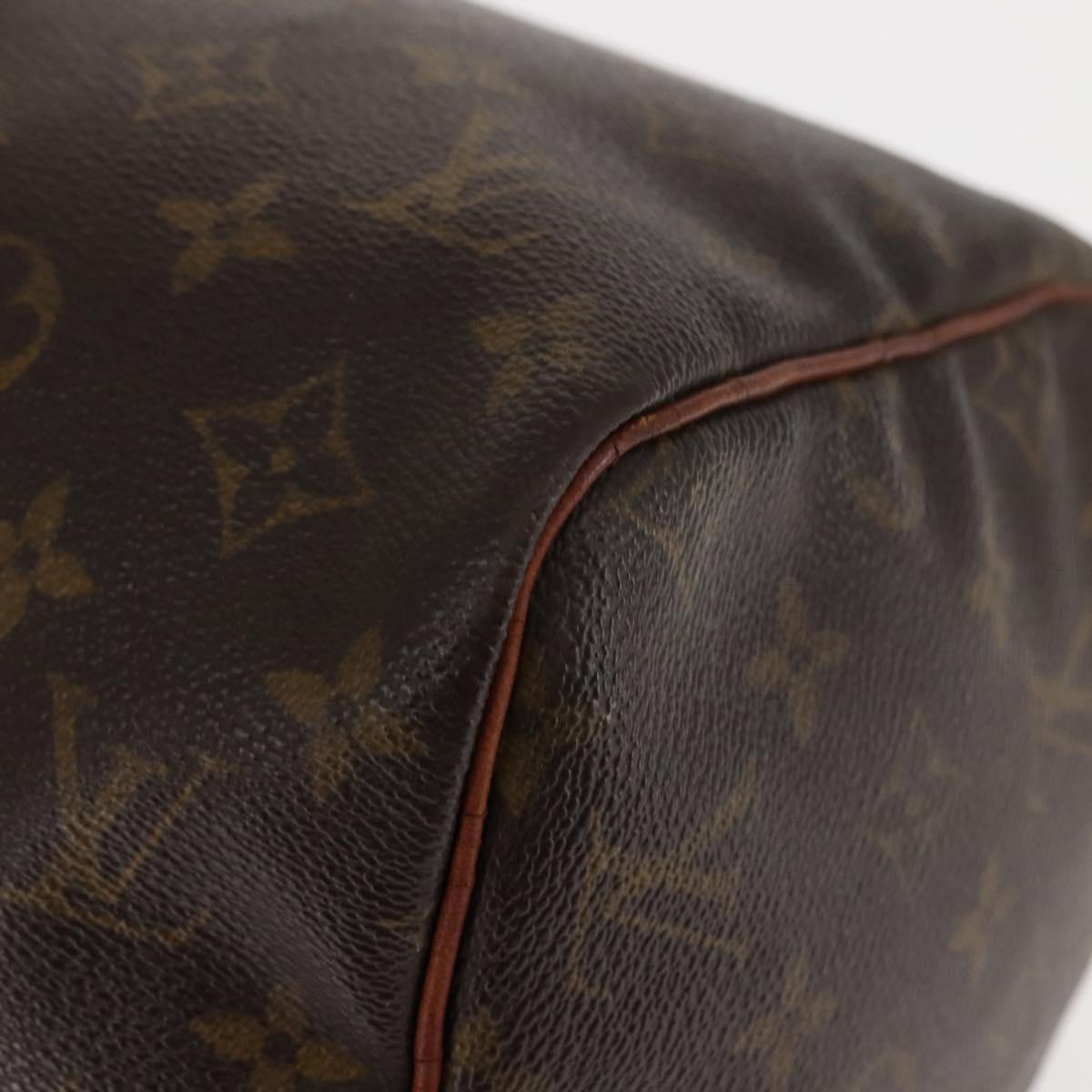 LOUIS VUITTON Monogram Speedy 30 Hand Bag M41526 LV Auth 146458