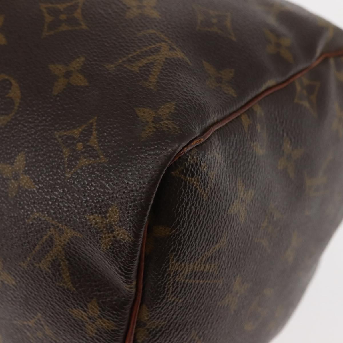 LOUIS VUITTON Monogram Speedy 30 Hand Bag M41526 LV Auth 146458