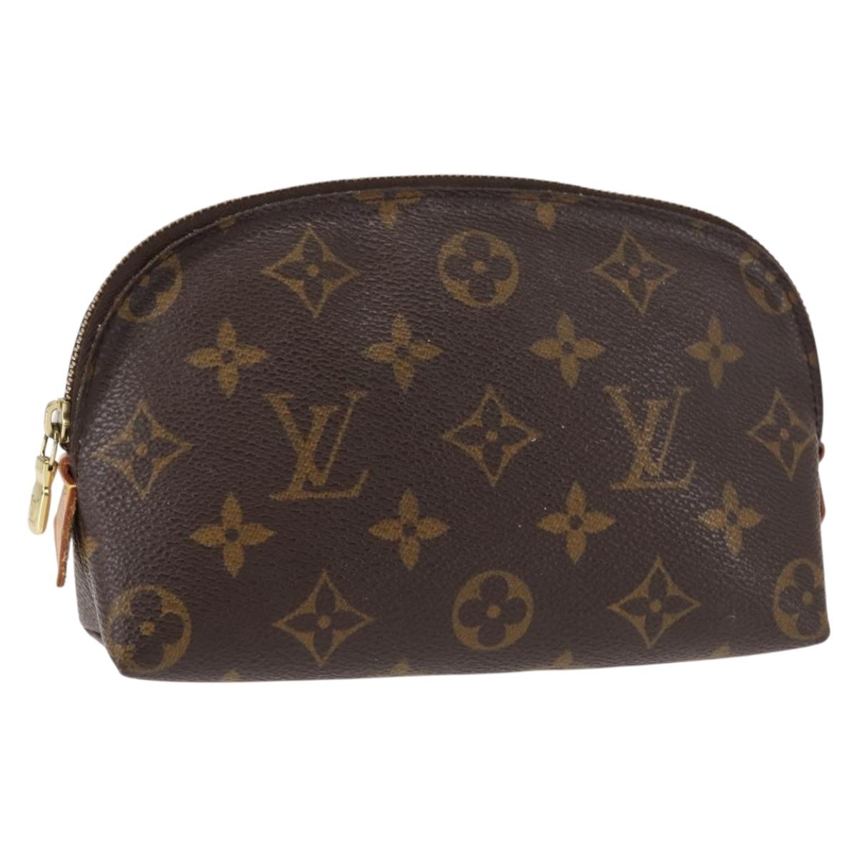 LOUIS VUITTON Monogram Pochette Cosmetic PM Cosmetic Pouch M47515 LV Auth 146459