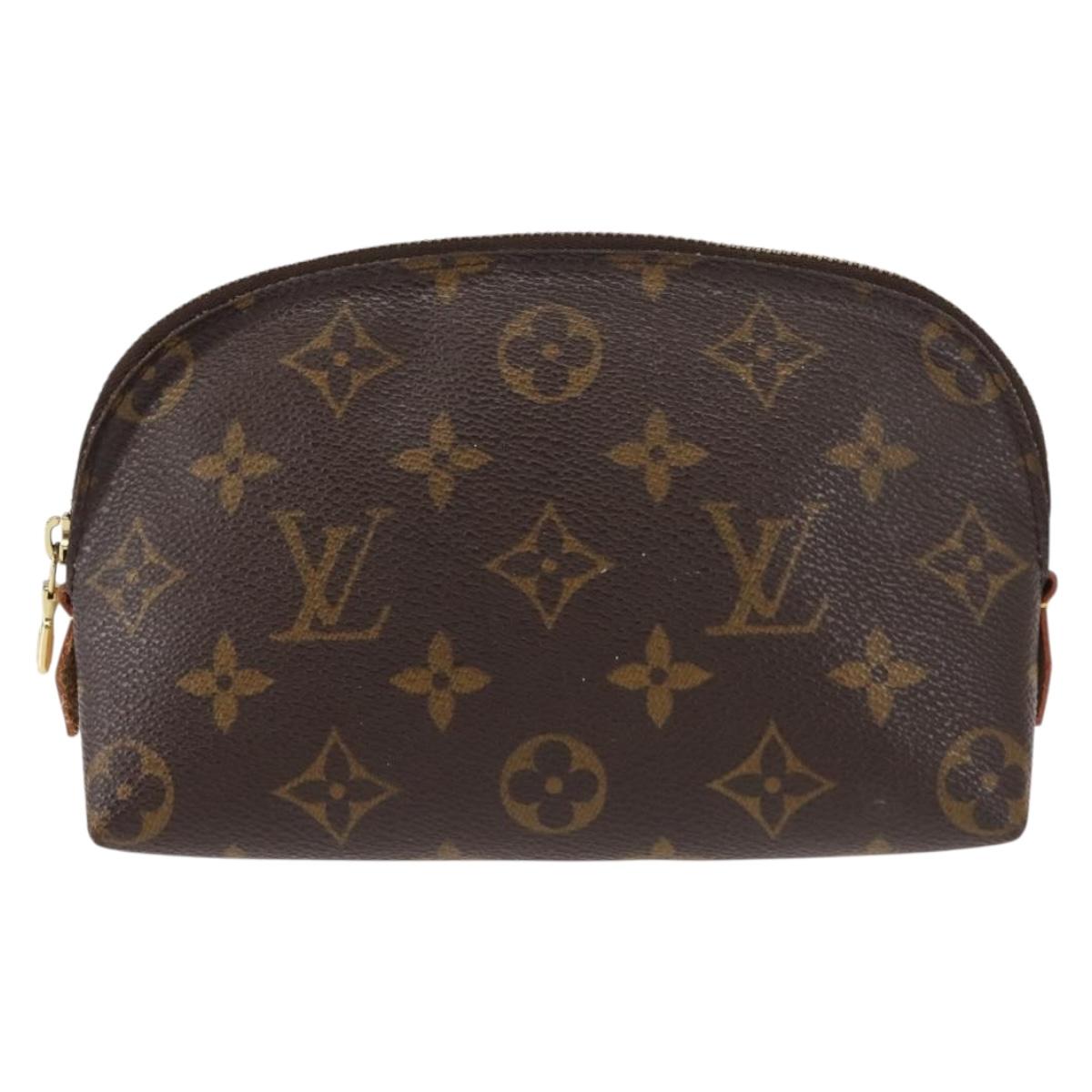 LOUIS VUITTON Monogram Pochette Cosmetic PM Cosmetic Pouch M47515 LV Auth 146459