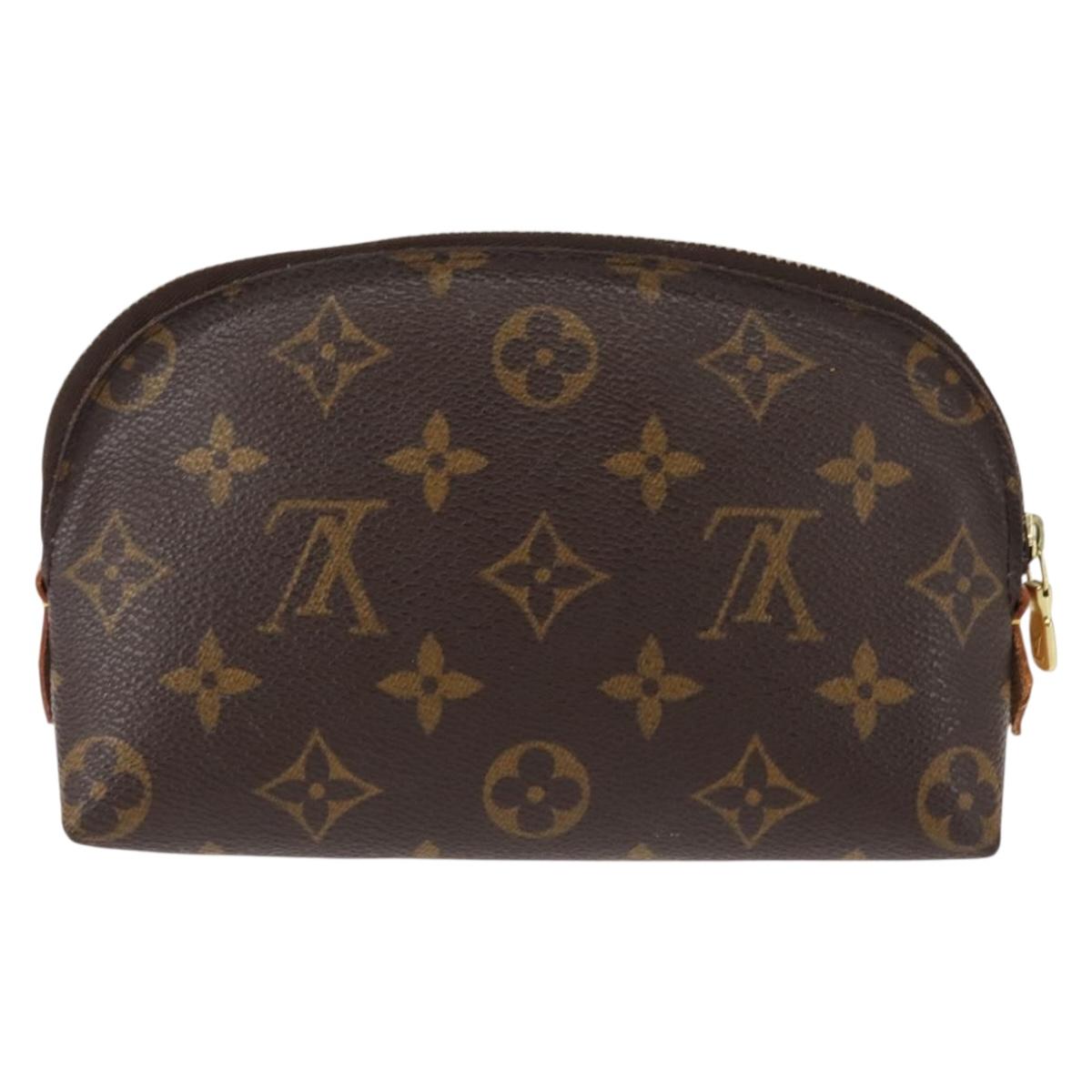 LOUIS VUITTON Monogram Pochette Cosmetic PM Cosmetic Pouch M47515 LV Auth 146459