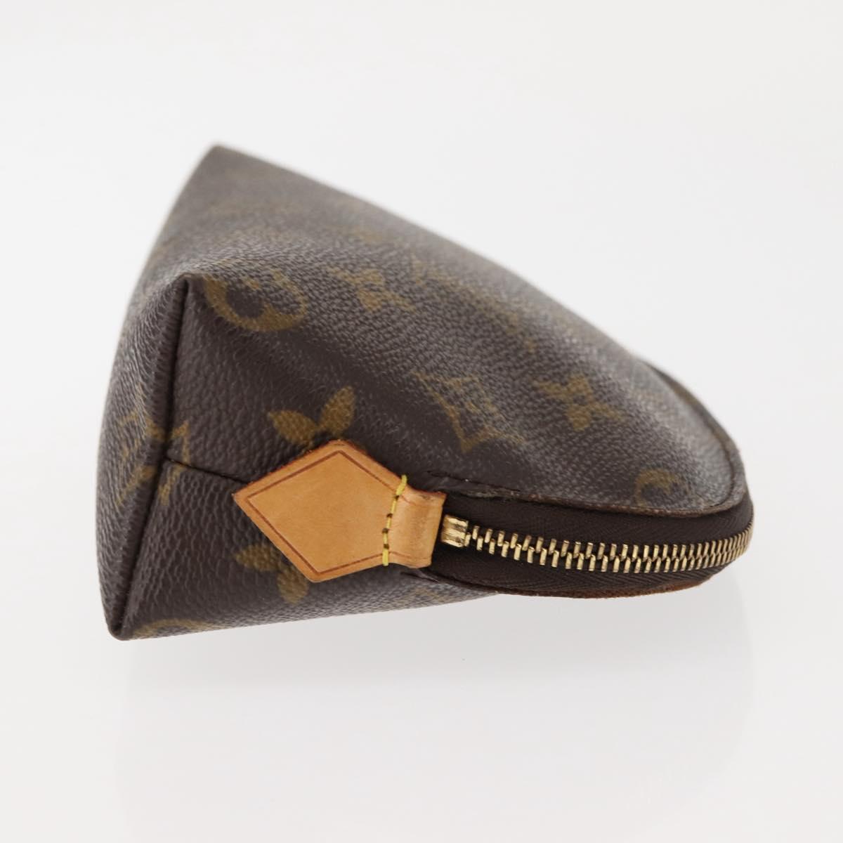 LOUIS VUITTON Monogram Pochette Cosmetic PM Cosmetic Pouch M47515 LV Auth 146459