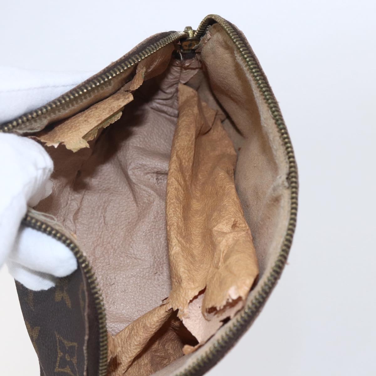 LOUIS VUITTON Monogram Pochette Cosmetic PM Cosmetic Pouch M47515 LV Auth 146460