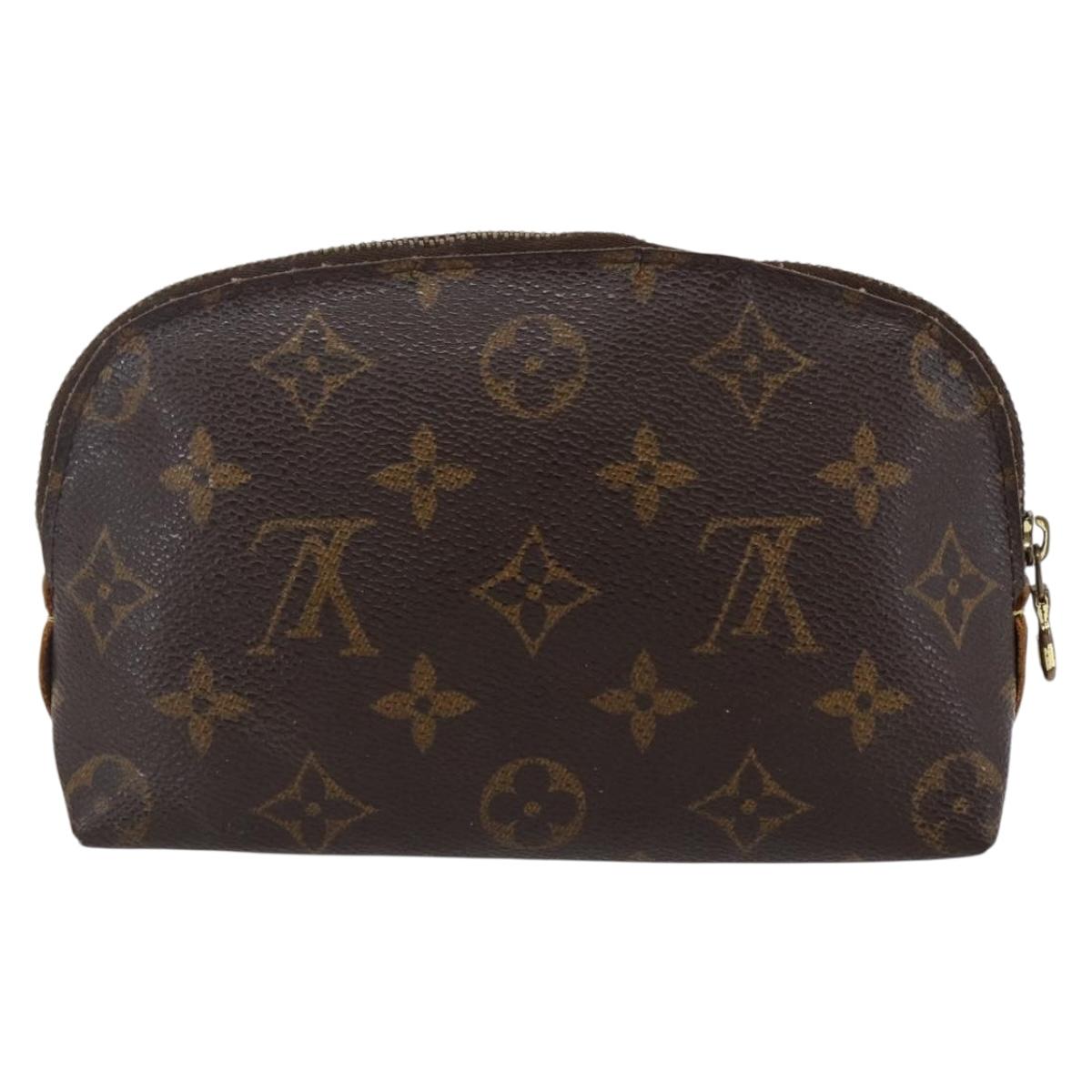 LOUIS VUITTON Monogram Pochette Cosmetic PM Cosmetic Pouch M47515 LV Auth 146460