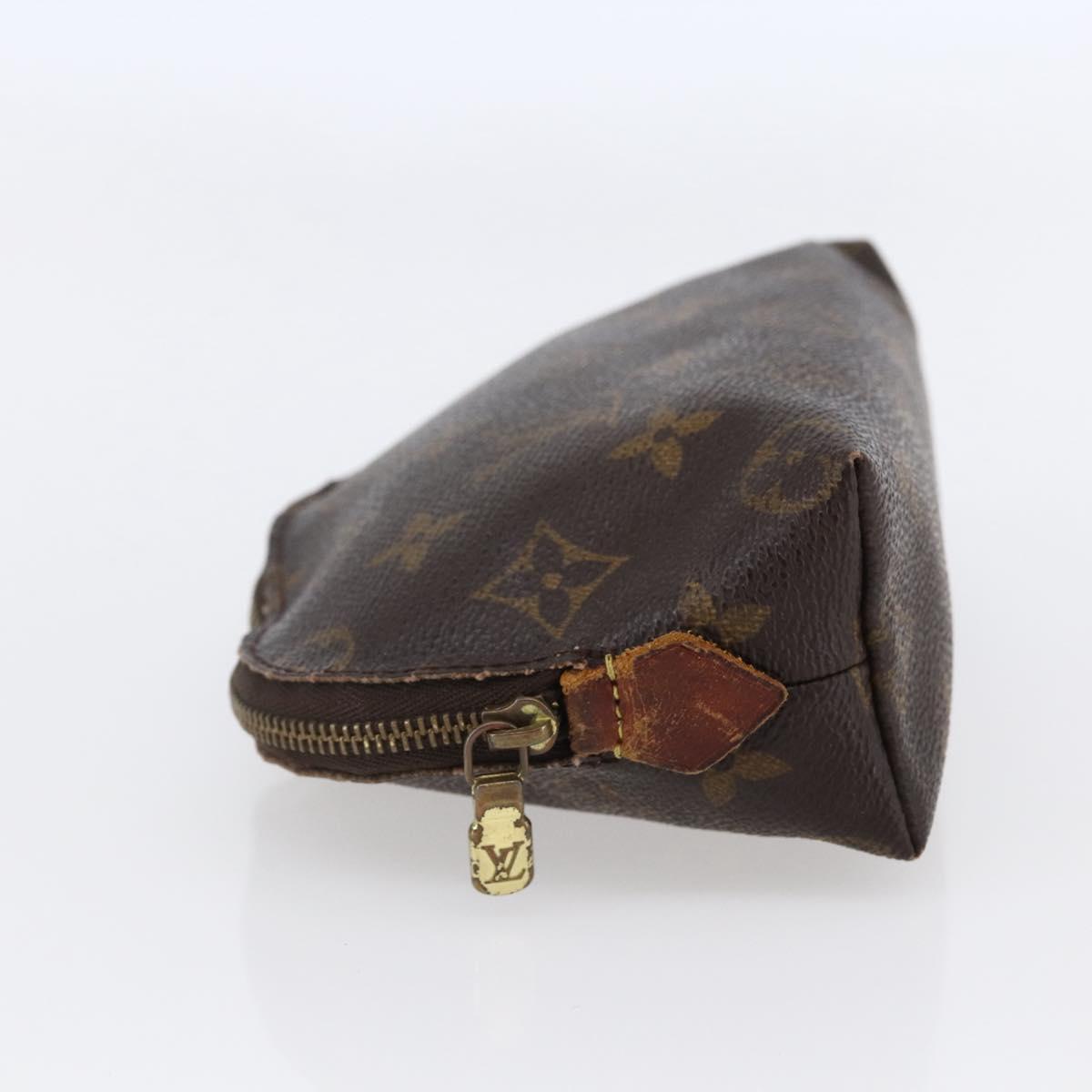 LOUIS VUITTON Monogram Pochette Cosmetic PM Cosmetic Pouch M47515 LV Auth 146460
