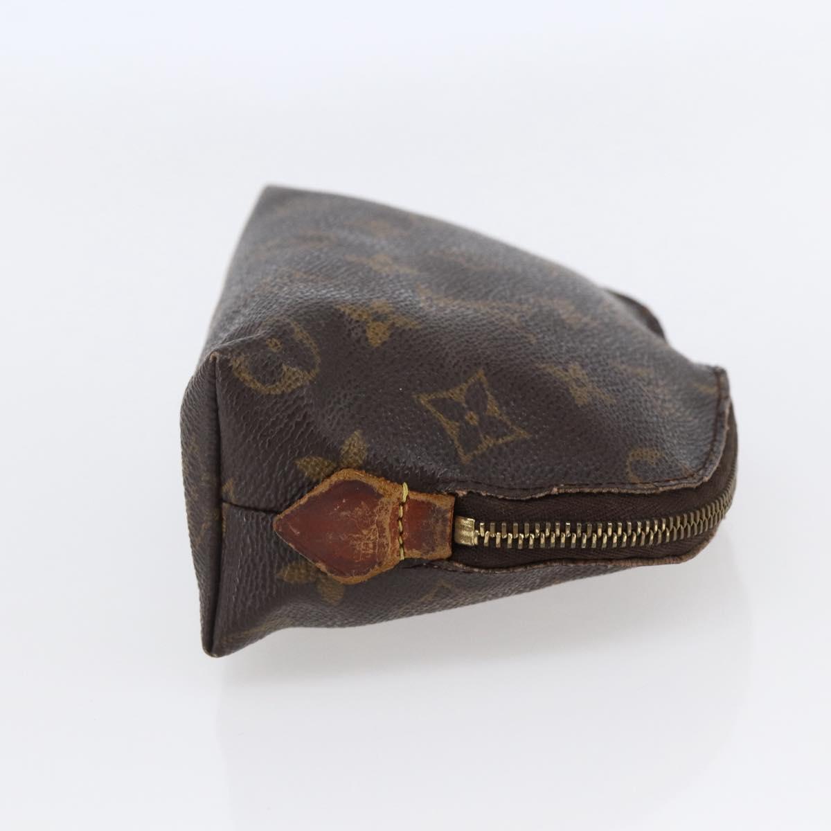 LOUIS VUITTON Monogram Pochette Cosmetic PM Cosmetic Pouch M47515 LV Auth 146460