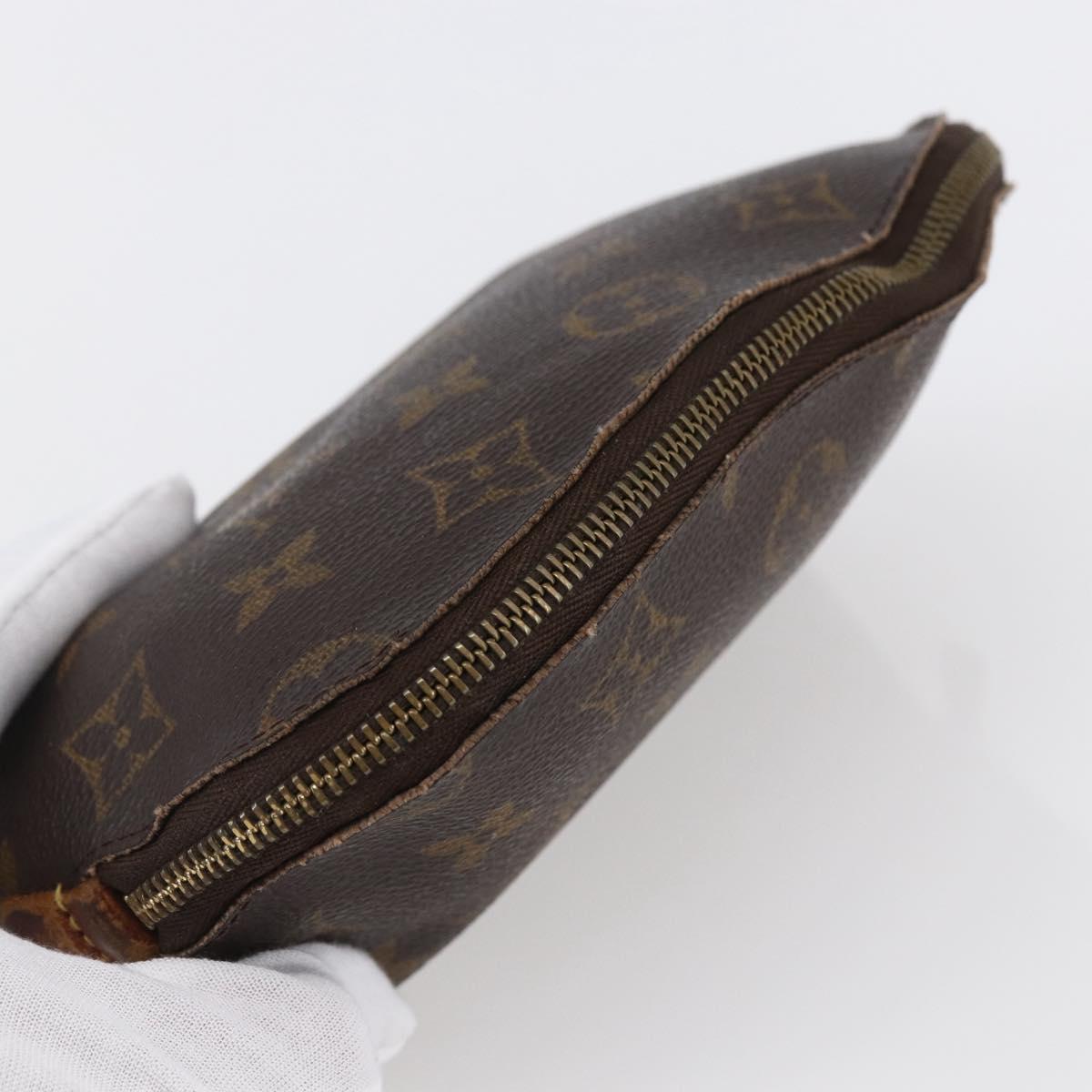 LOUIS VUITTON Monogram Pochette Cosmetic PM Cosmetic Pouch M47515 LV Auth 146460