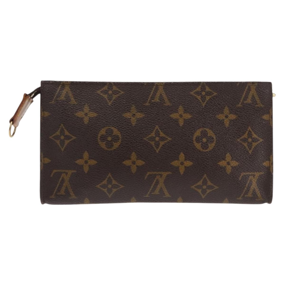 LOUIS VUITTON Monogram Bucket GM Accessory Pouch LV Auth 146461