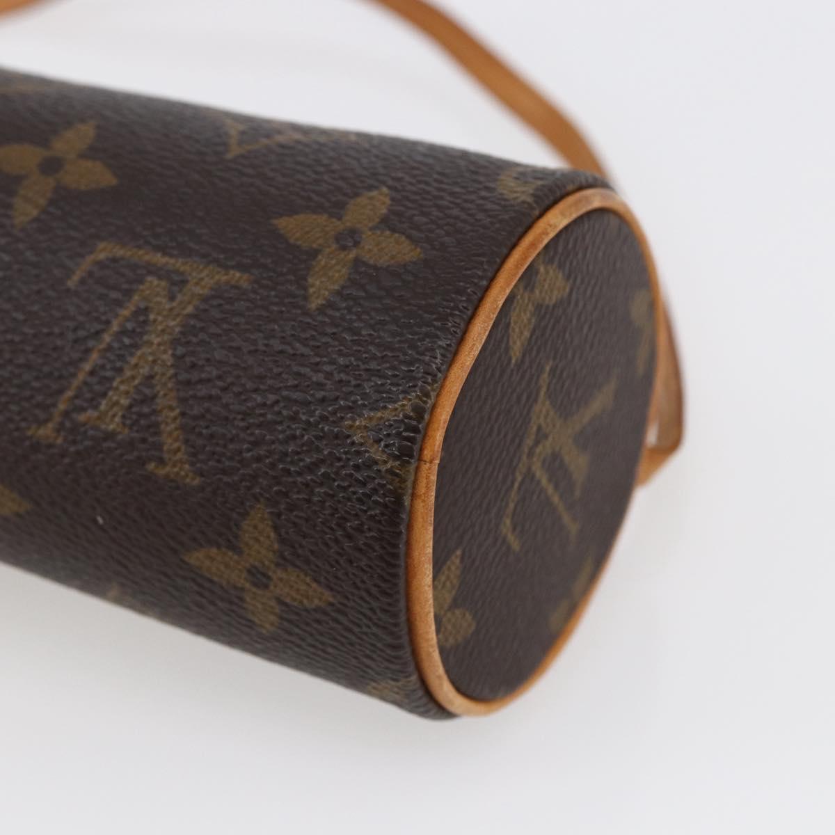 LOUIS VUITTON Monogram Papillon Pouch LV Auth 146462